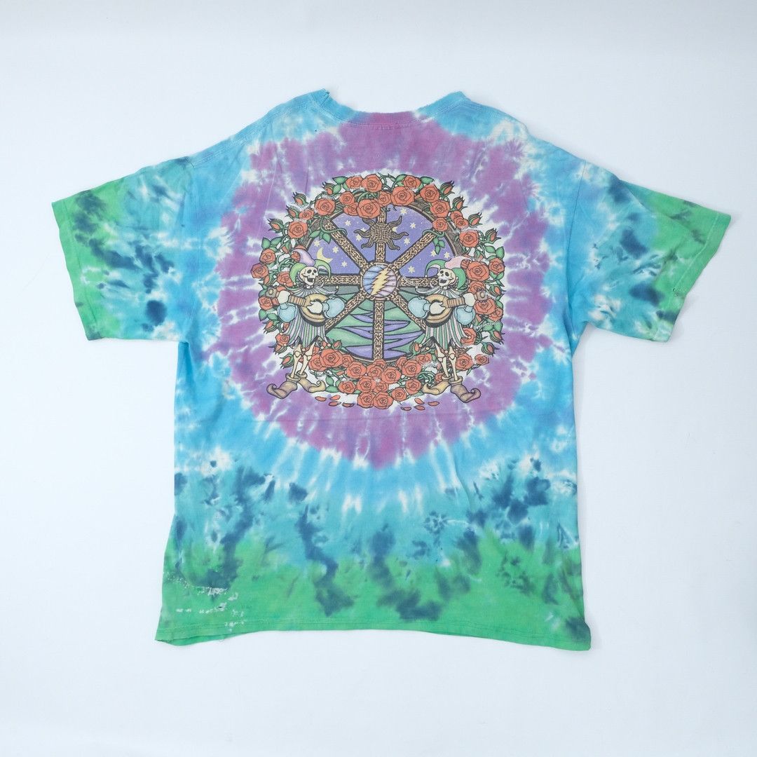 Vintage 2000 Liquid Blue Grateful Dead Green Purple Tie Dye tee Size US XL / EU 56 / 4 - 2 Thumbnail