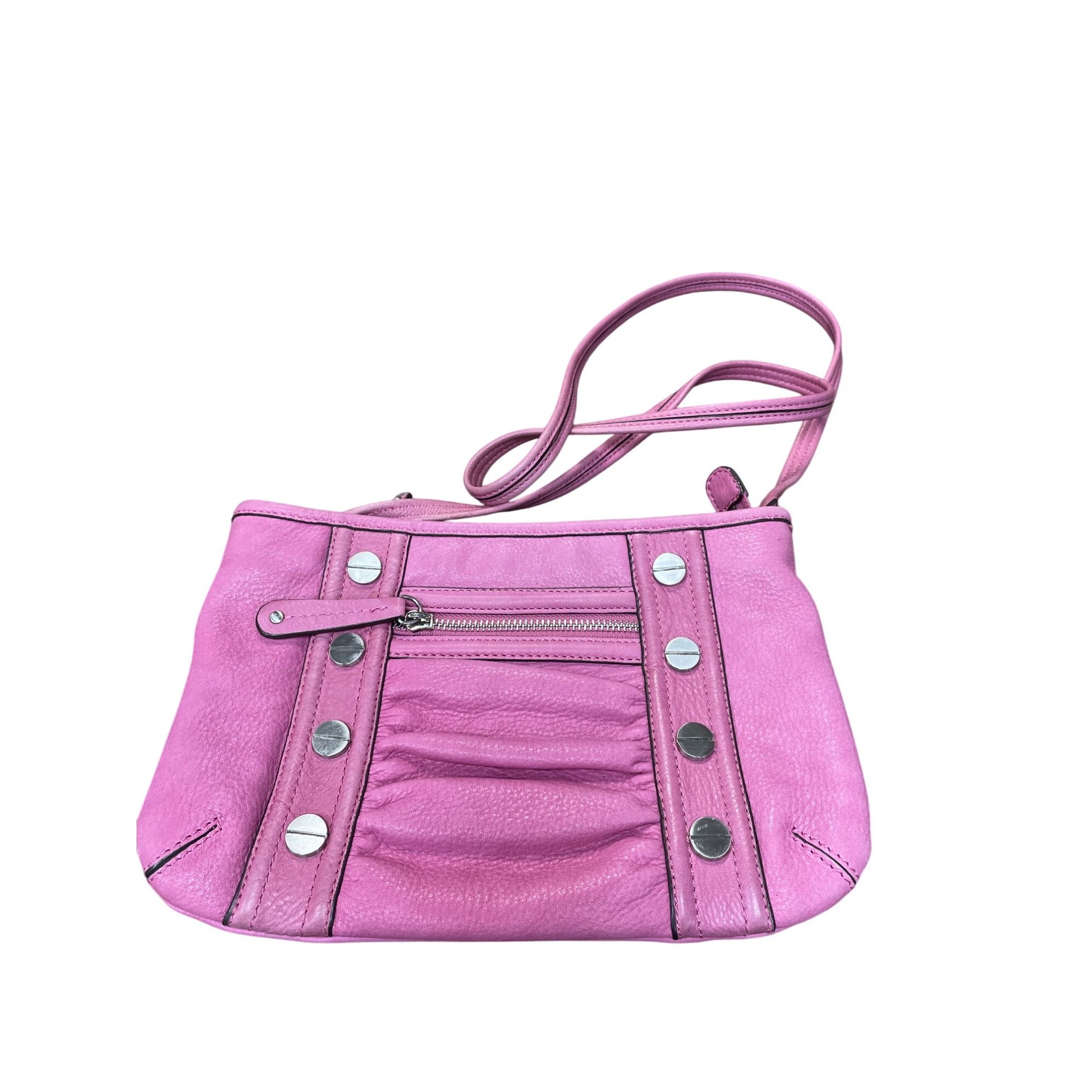 Other B. Makowsky Womans Pink Leather Crossbody Shoulderbag SKU 94 Size ONE SIZE - 15 Thumbnail