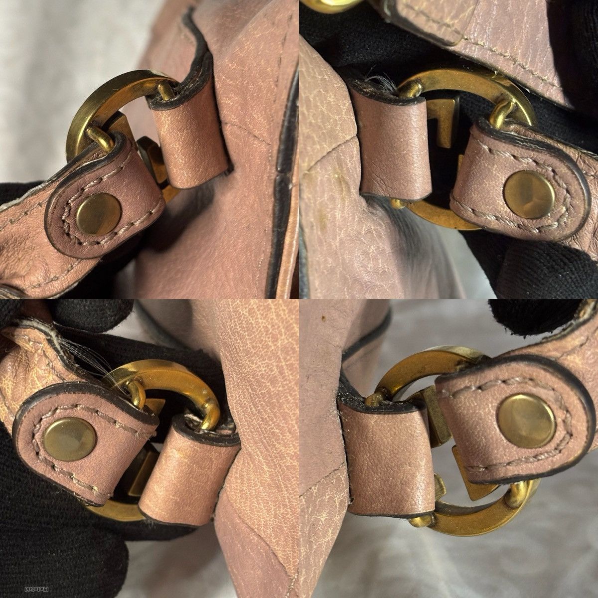 Gucci (very worn) Gucci Japan Exclusive 2 Way Bag sakura Size ONE SIZE - 15 Thumbnail