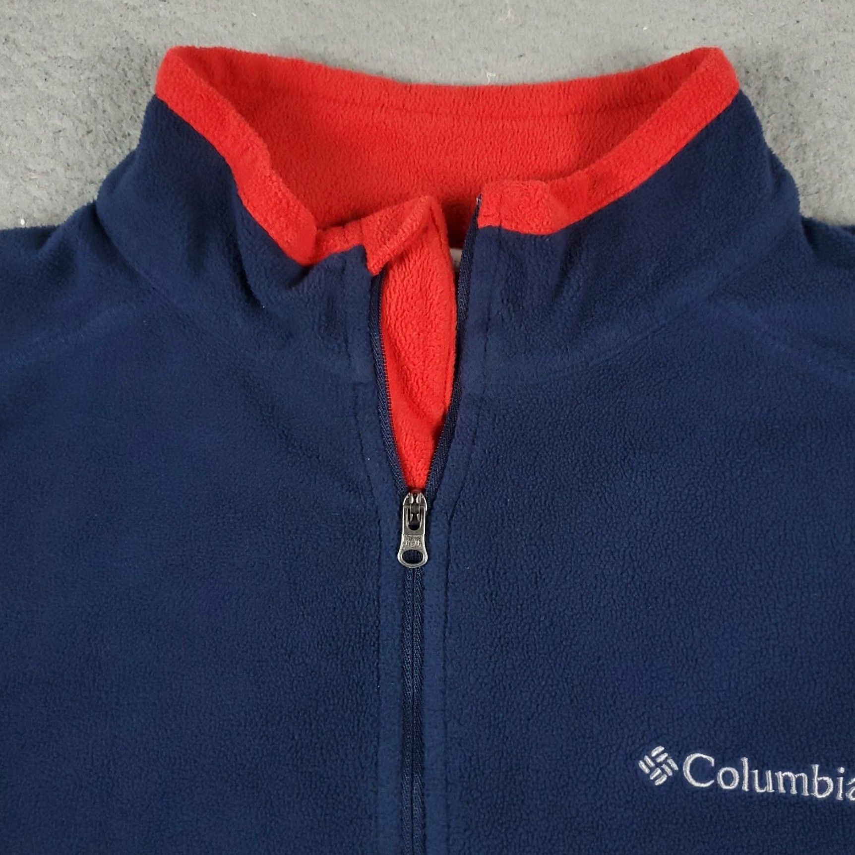 Vintage Columbia Sweater Mens Medium Blue Fleece 1/4 Zip Pullover Size US M / EU 48-50 / 2 - 2 Thumbnail