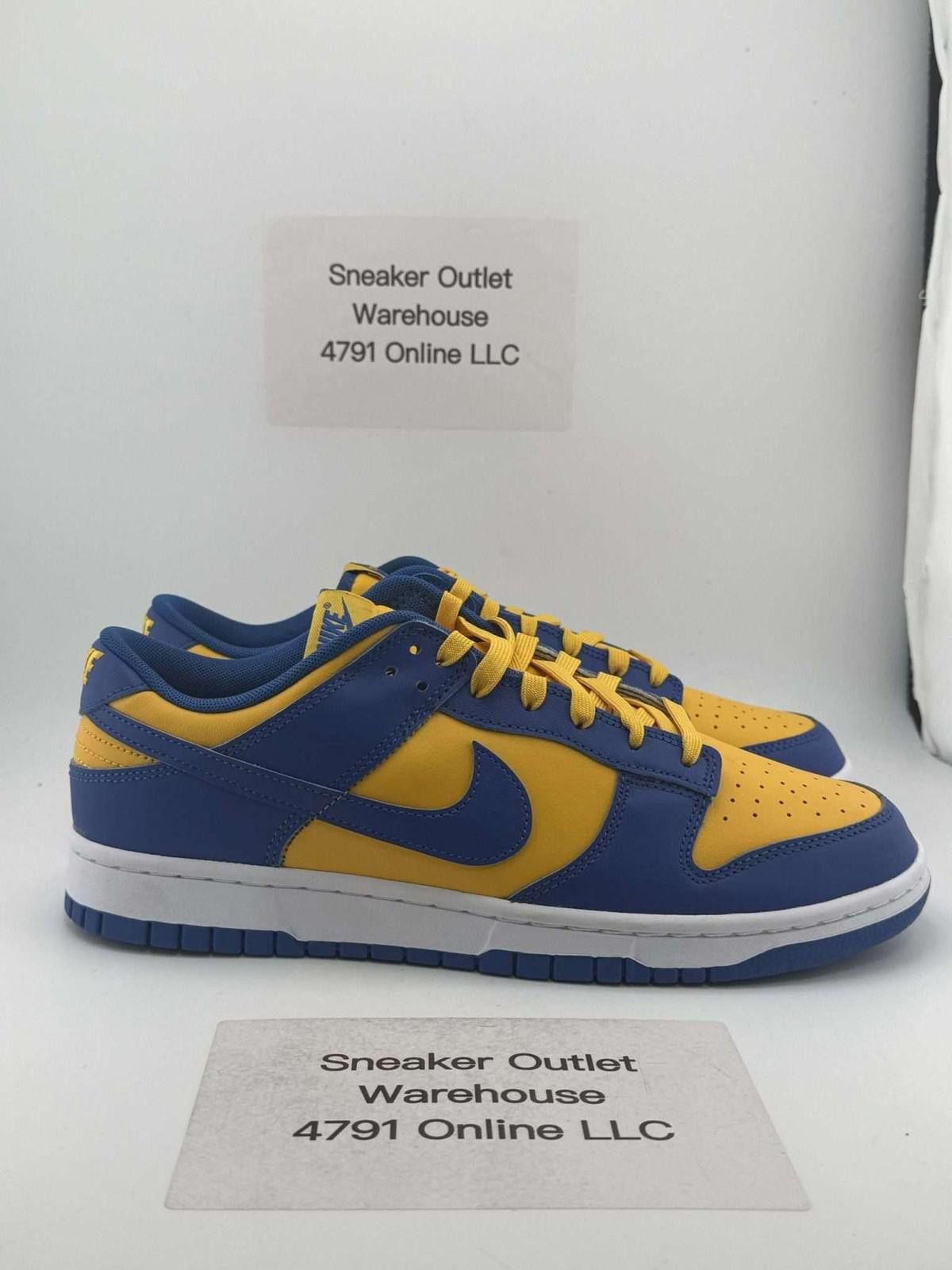 Nike Nike Dunk Low UCLA Blue Yellow Sneakers US 10 New with Box Size US 10 / EU 43 - 3 Thumbnail