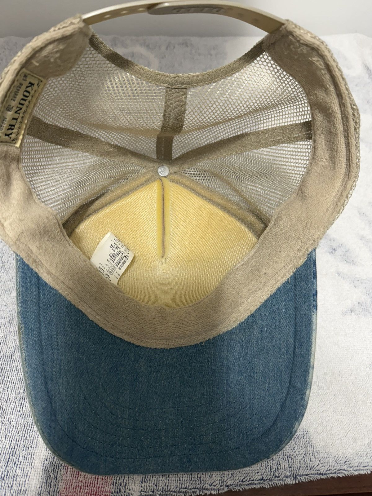 Kapital Kapital denim patchwork trucker hat Size ONE SIZE - 6 Thumbnail