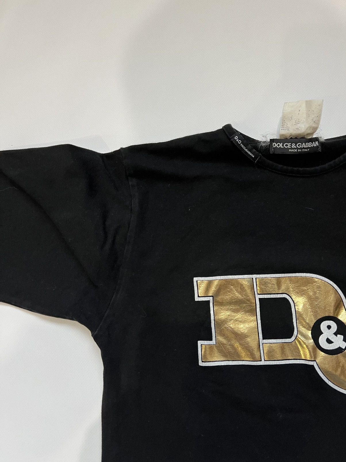 Dolce & Gabbana Vintage Dolce Gabbana D&G Black Sweatshirt Avant Garde Size US S / EU 44-46 / 1 - 4 Thumbnail