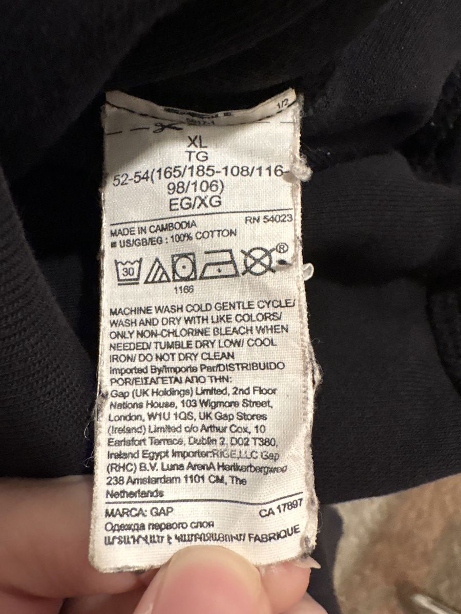 Gap × Yeezy Yeezy x Gap Custom Printed Hoodie Size US XL / EU 56 / 4 - 4 Thumbnail