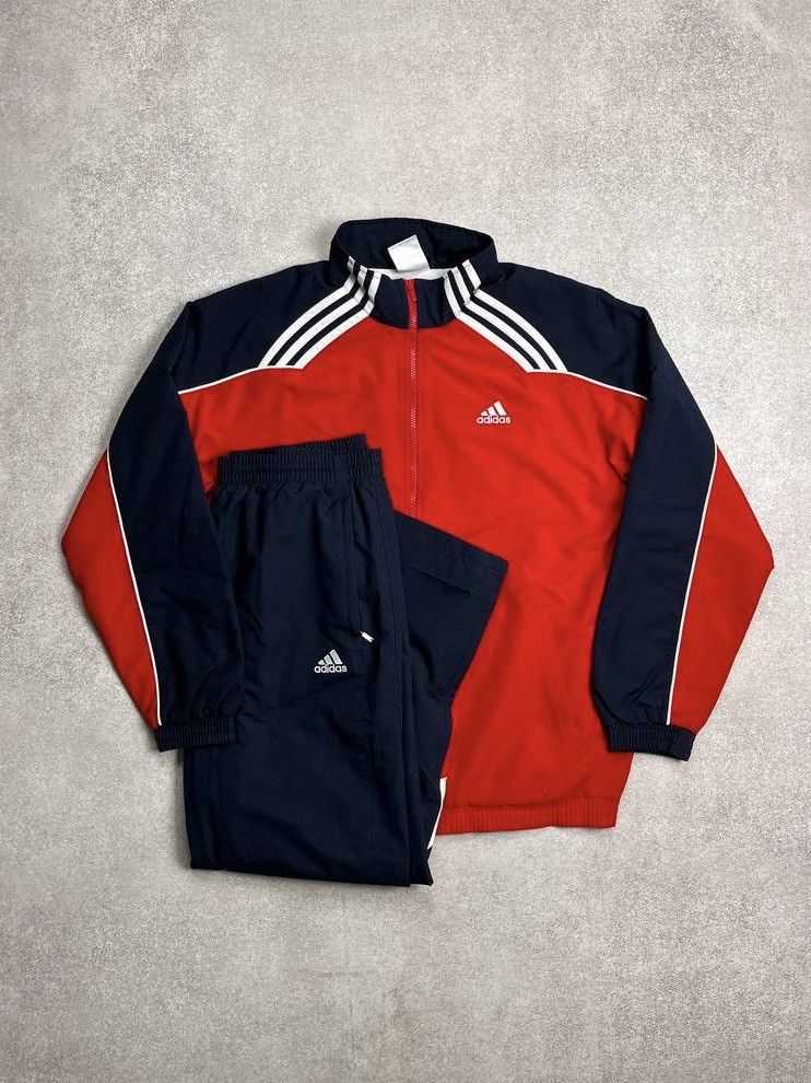 Adidas VINTAGE ADIDAS BOXY NYLON TRACKJACKET Y2K M Size US M / EU 48-50 / 2 - 1 Thumbnail