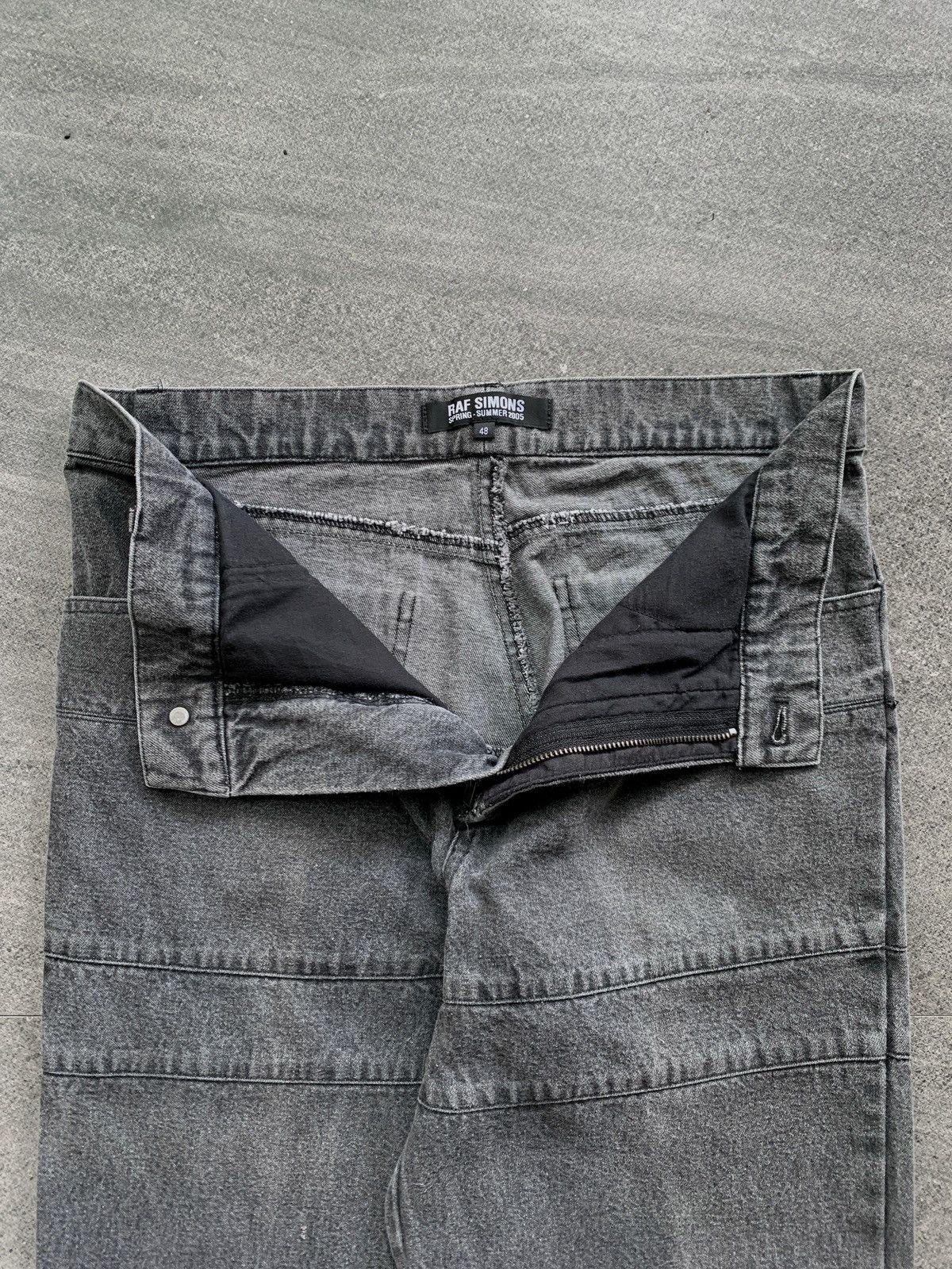 Raf Simons FREE TAX! SS05 History of My World Reconstructed Denim Jeans Size US 30 / EU 46 - 4 Thumbnail