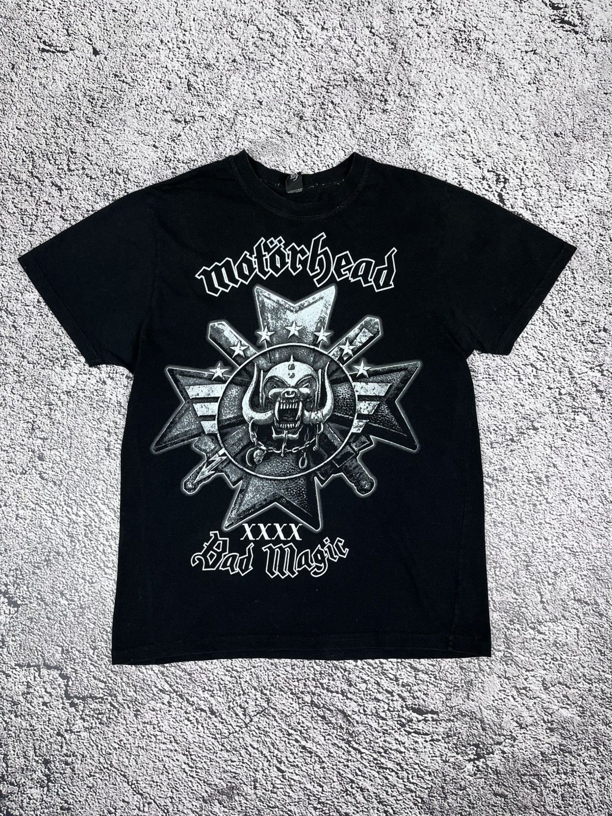 Vintage Motörhead logo band tee size L