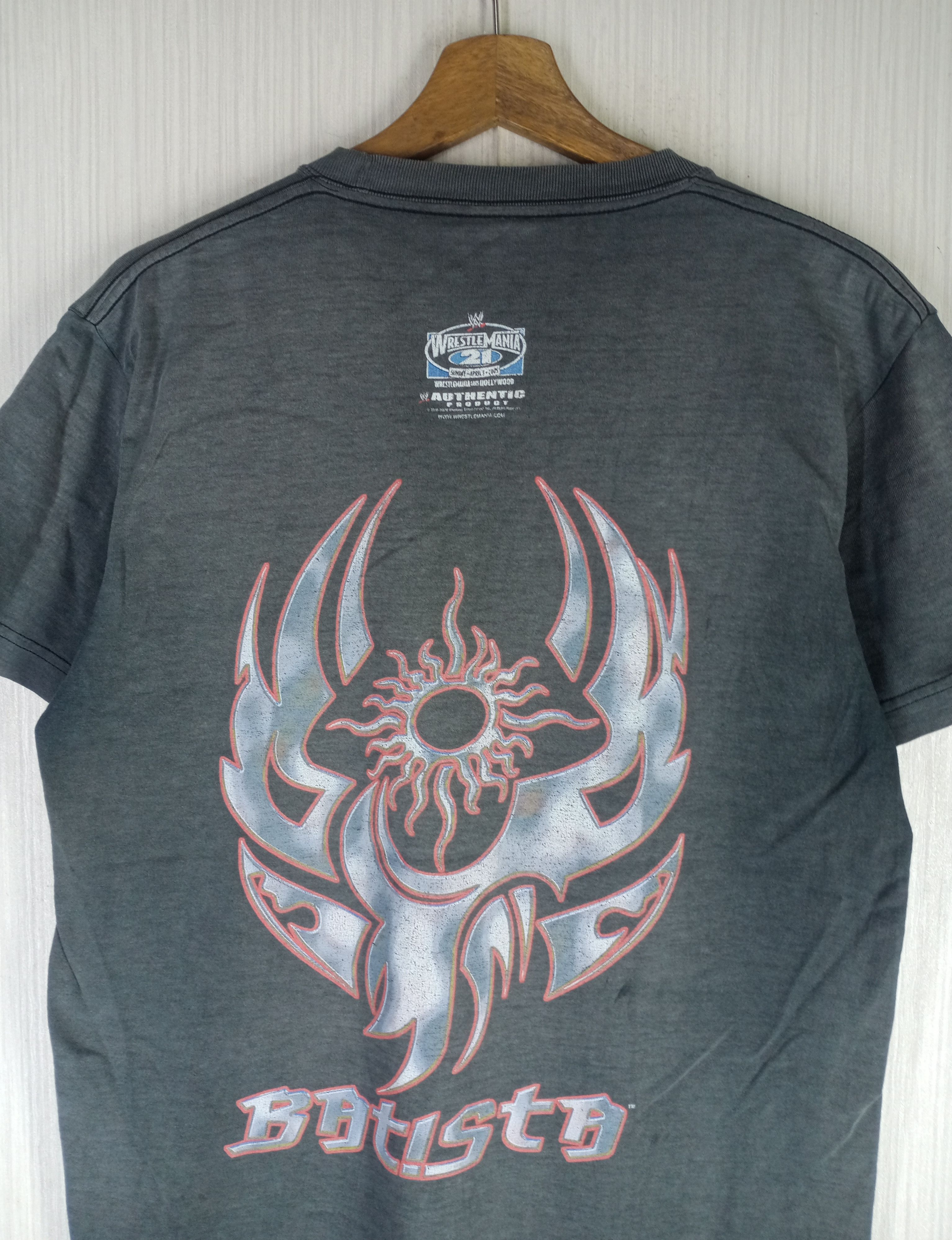 WWE × WWF Rare Vintage Batista WWE Tshirt Size US M / EU 48-50 / 2 - 3 Thumbnail