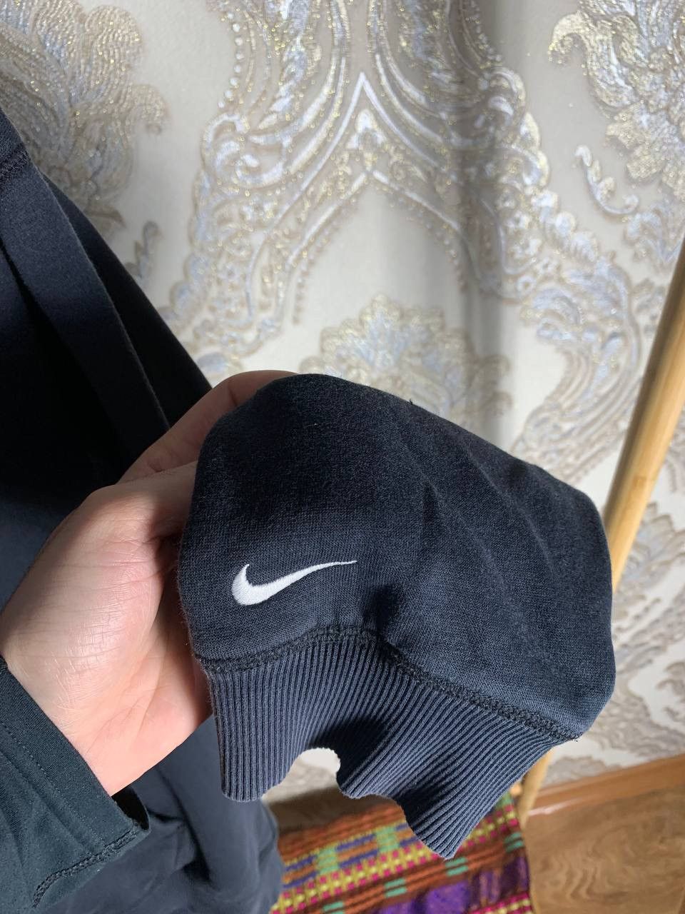 Nike × Vintage VERY RARE NIKE HOODIE VINTAGE CENTR SWOOSH DRILL Y2K 90s Size US XXL / EU 58 / 5 - 7 Thumbnail