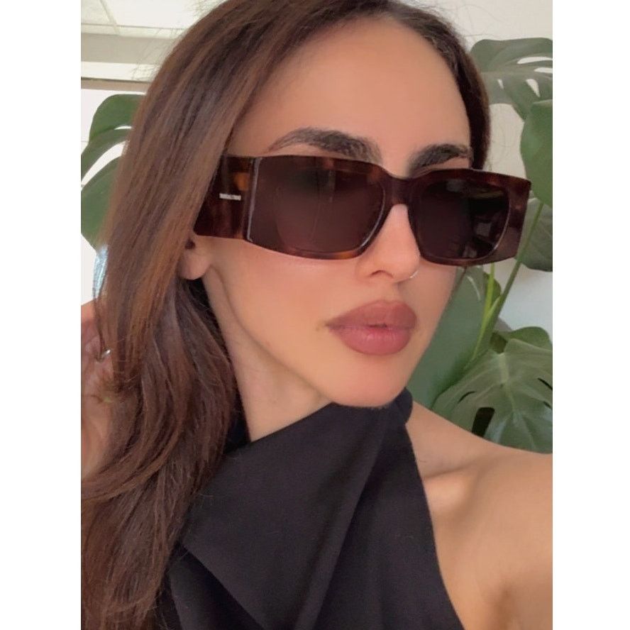 Saint Laurent Paris NEW Saint Laurent SL654 Sunglasses in Havana Brown $545 Size ONE SIZE - 1 Thumbnail