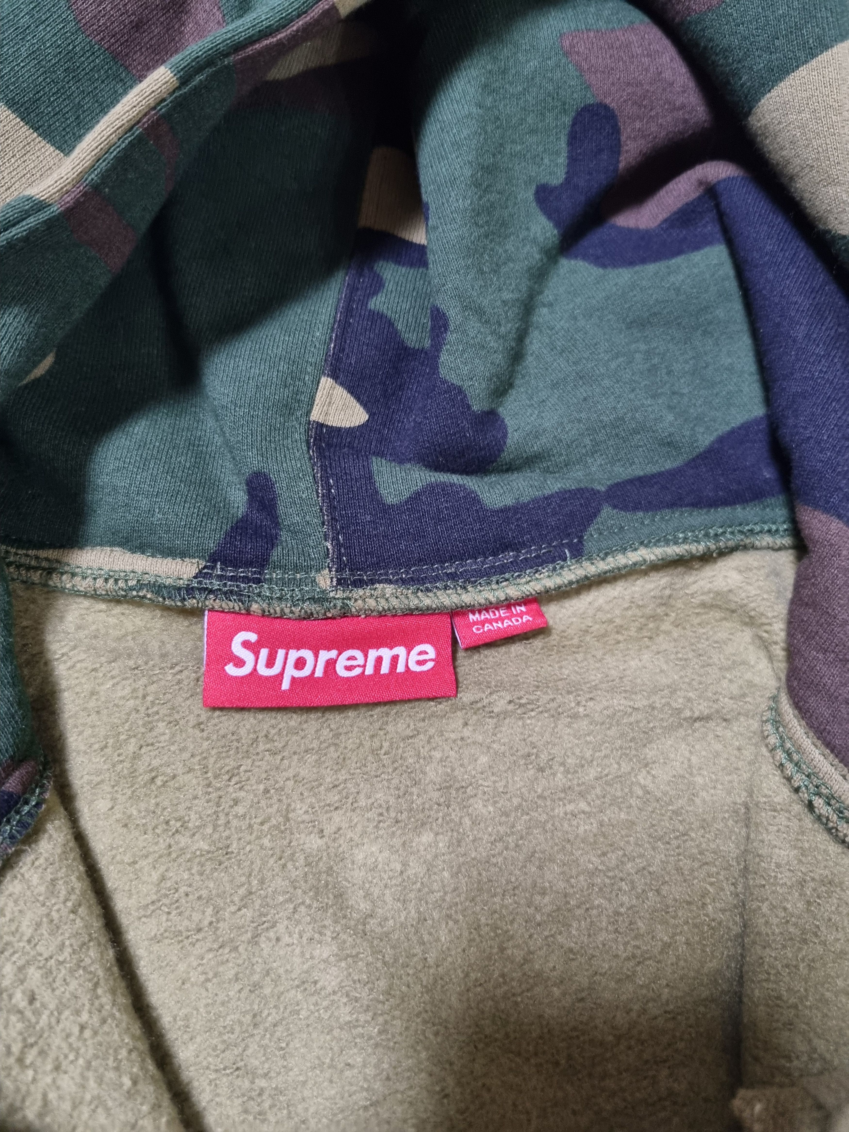 Supreme Supreme Small Box Zip Up Hoodie Woodland Camo 24FW Size US XXL / EU 58 / 5 - 4 Thumbnail