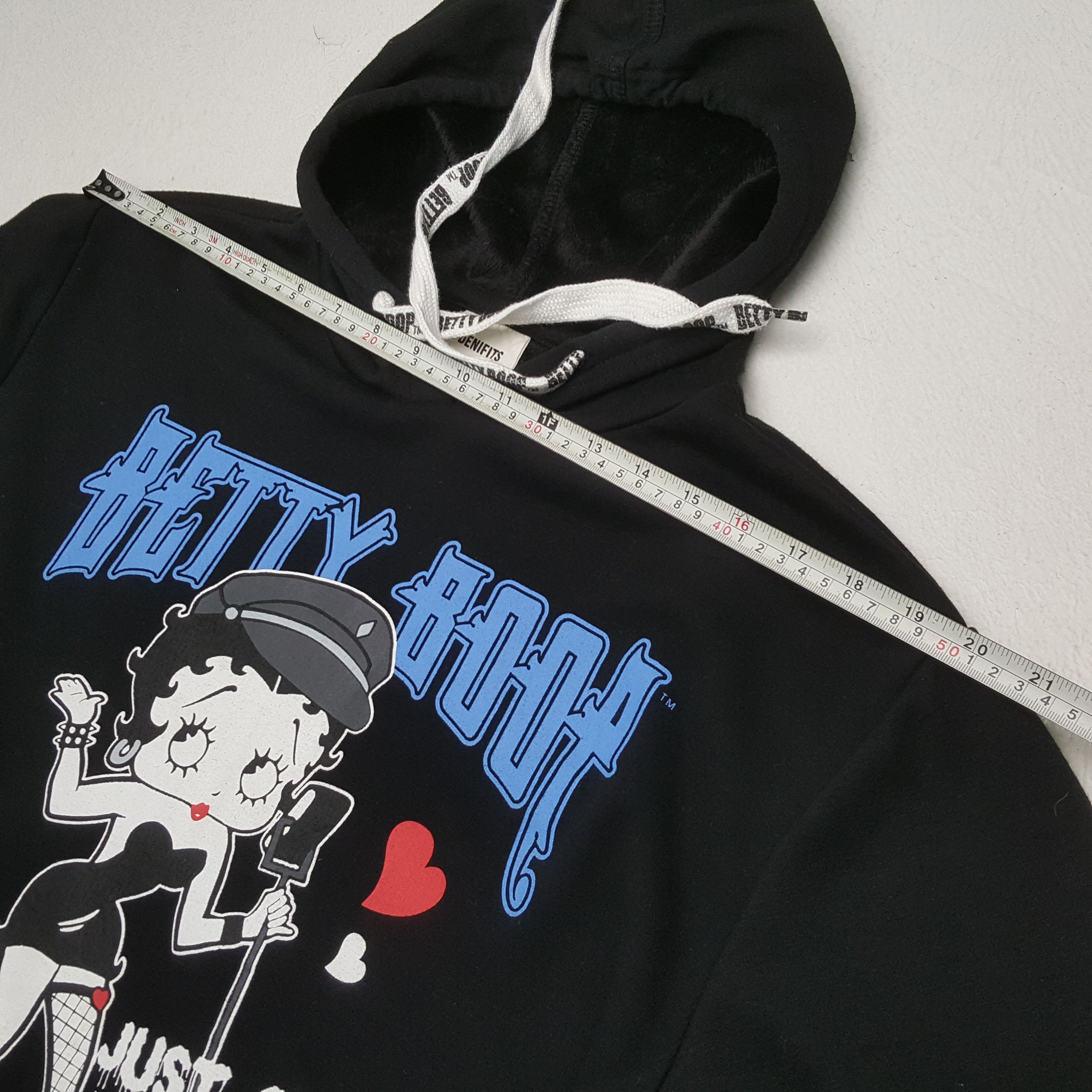Vintage DENIFITS x BETTY BOOP Streetwear Style Hoodies Size US M / EU 48-50 / 2 - 5 Thumbnail