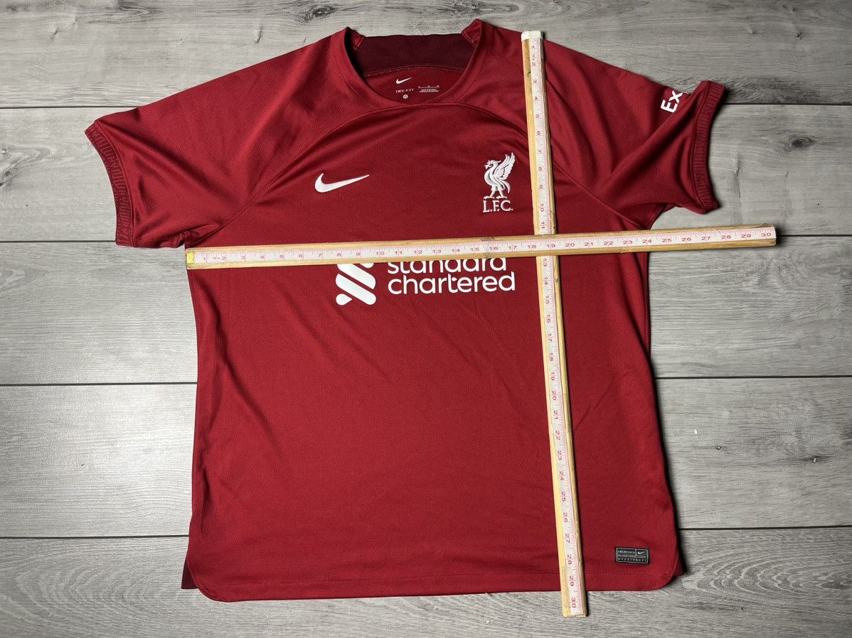 Nike Men's Nike Liverpool 2022-23 Home Shirt Red Polyester Made Size US XL / EU 56 / 4 - 6 Thumbnail
