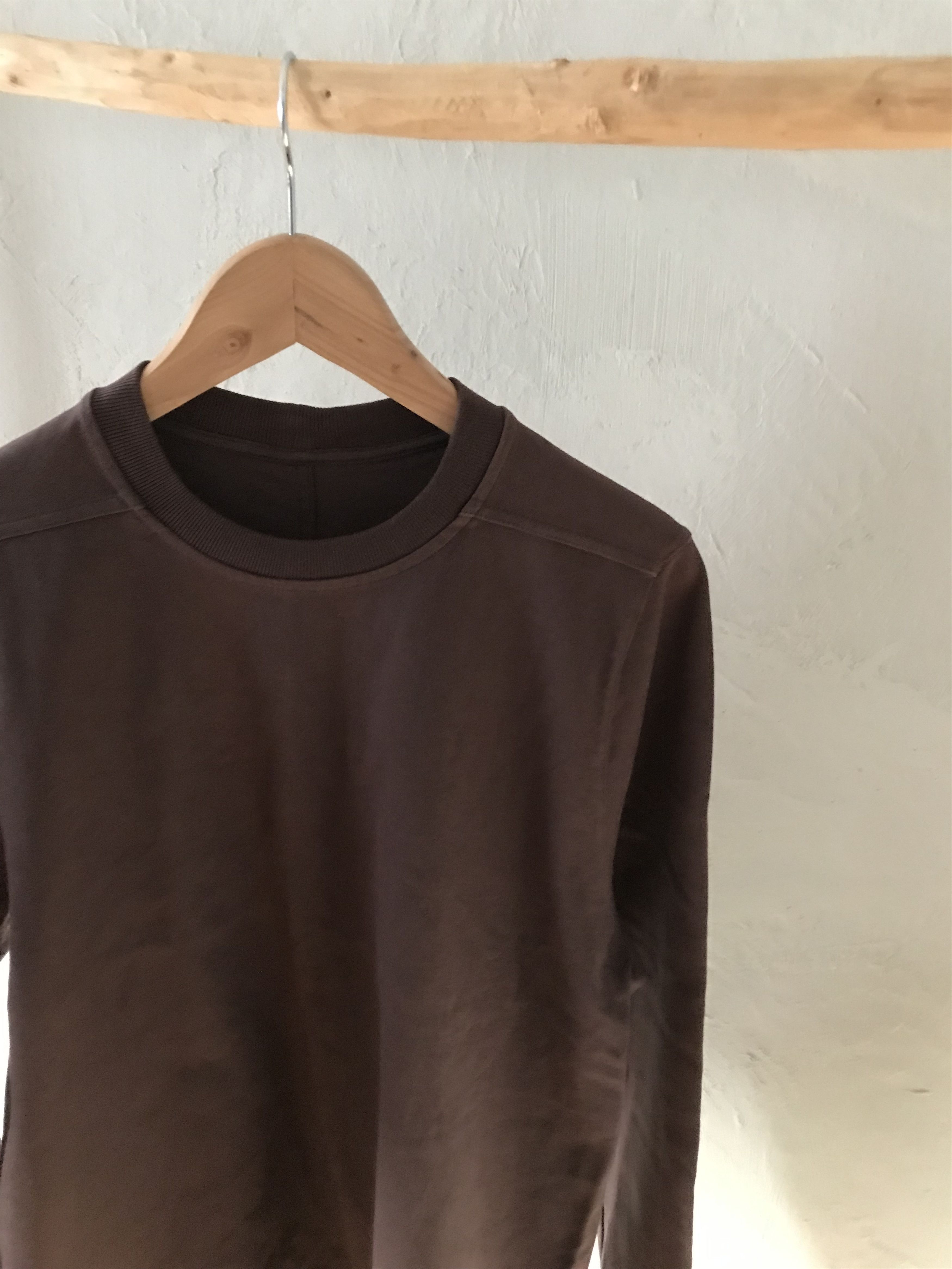 Rick Owens FW16 Rick Owens "Mastodon" jumbo sweatshirt, "macassar" Size US S / EU 44-46 / 1 - 6 Thumbnail