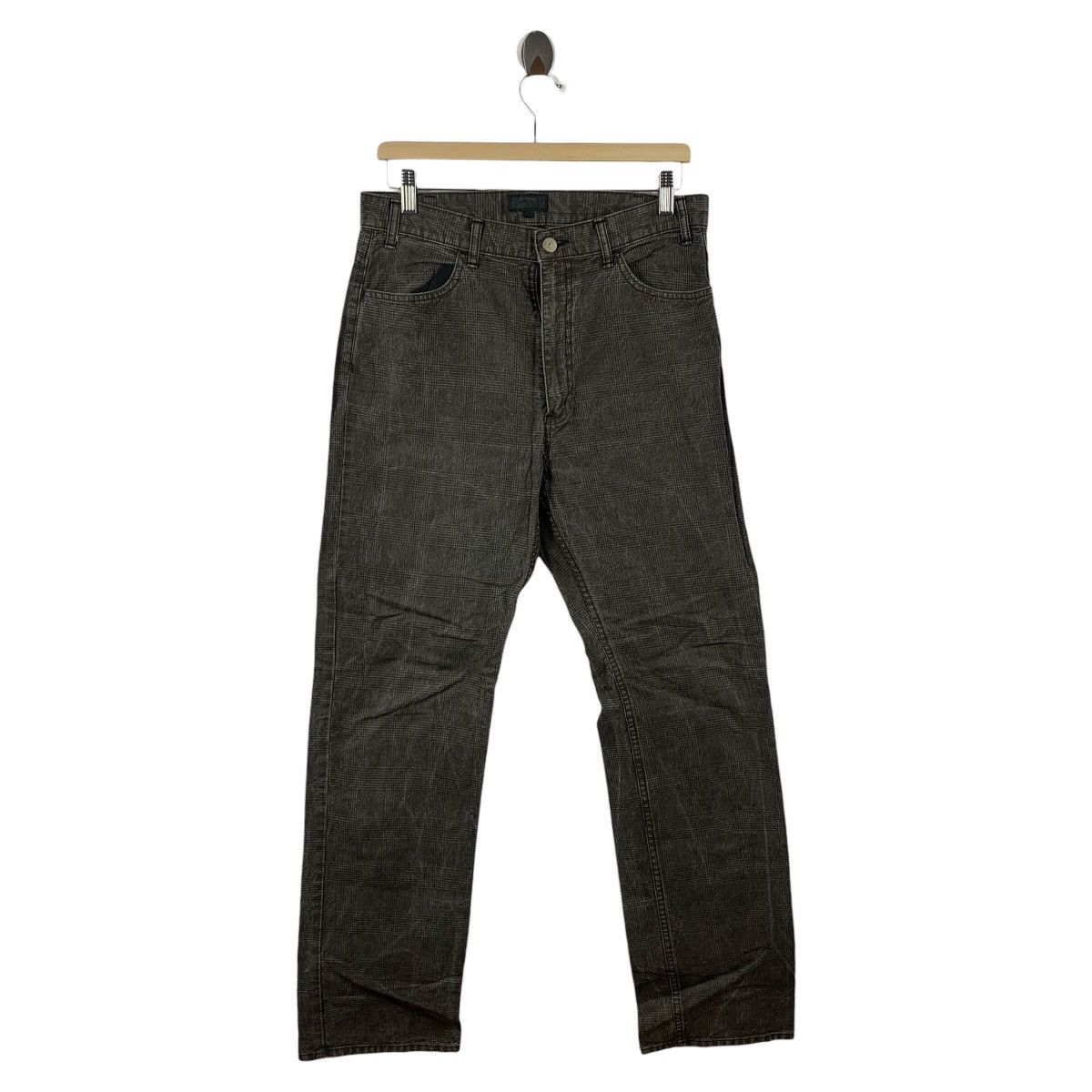 BEAMS Tartan plaid checkered pants