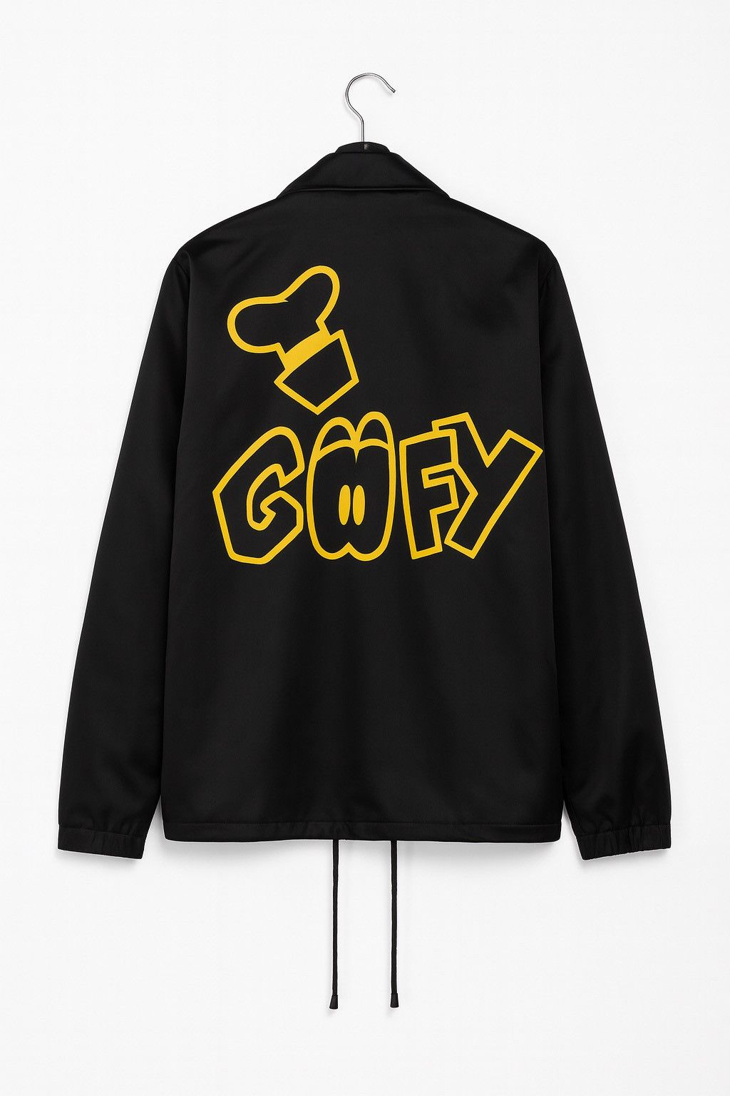Disney Vintage Disney Goofy Coaches Jacket – 90s Black Nylon Size US L / EU 52-54 / 3 - 1 Thumbnail