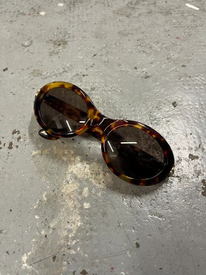 Gianfranco Ferre 1990s Gianfranco Ferre Brown Marble Sunglasses Size ONE SIZE - 1 Thumbnail