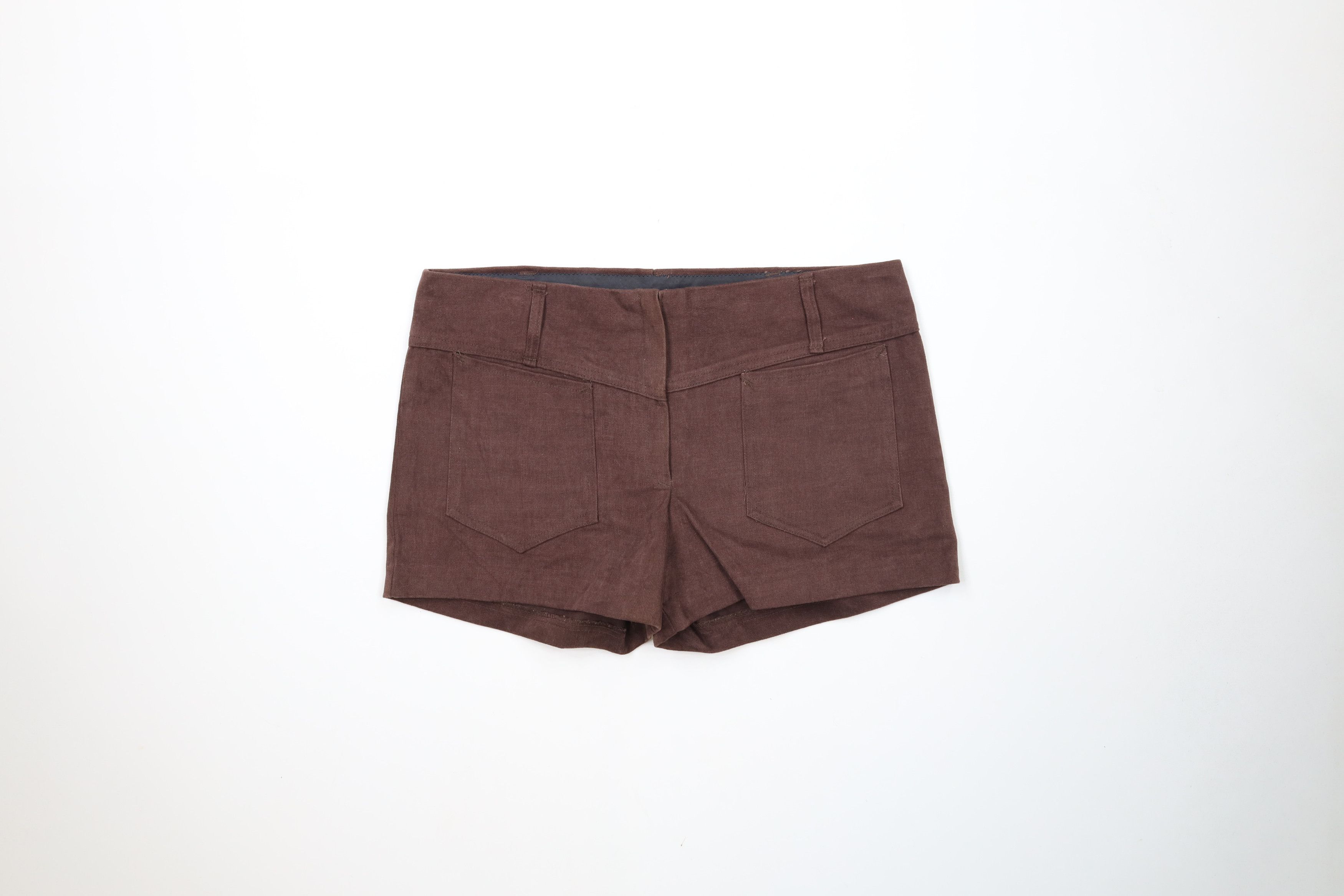 Vintage Vintage 70s Streetwear Chamois Cloth Booty Shorts Brown USA Size 32" / US 10 / IT 46 - 1 Thumbnail