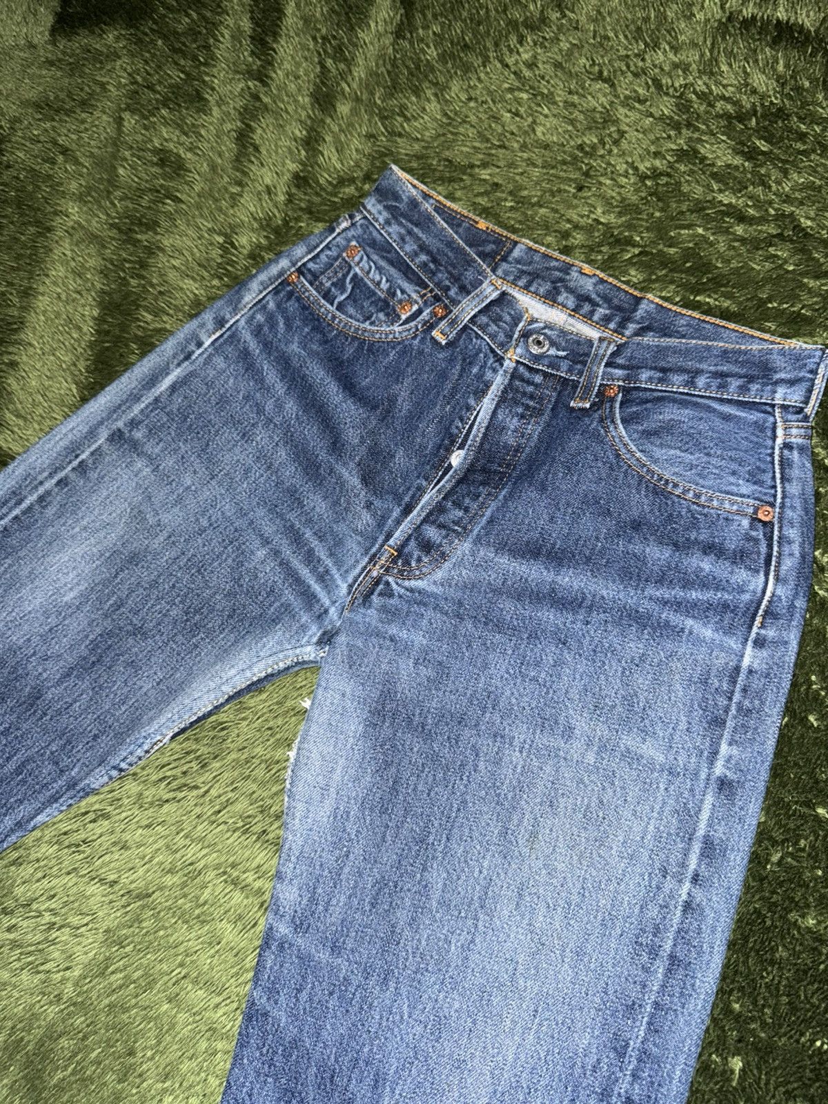 Levi's [W29/L34] Levi’s 501 Europe Vintage Wash Denim Pants Indigo Size US 29 - 2 Thumbnail