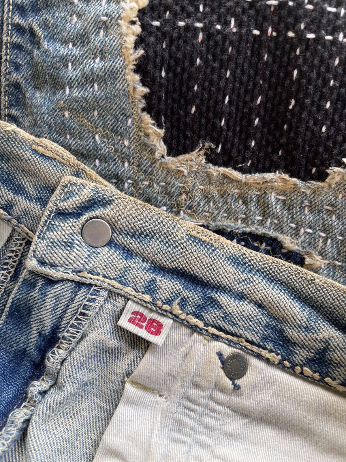 Blue Blue Japan Blue Blue Japan Sashiko Denim Size US 28 / EU 44 - 19 Thumbnail