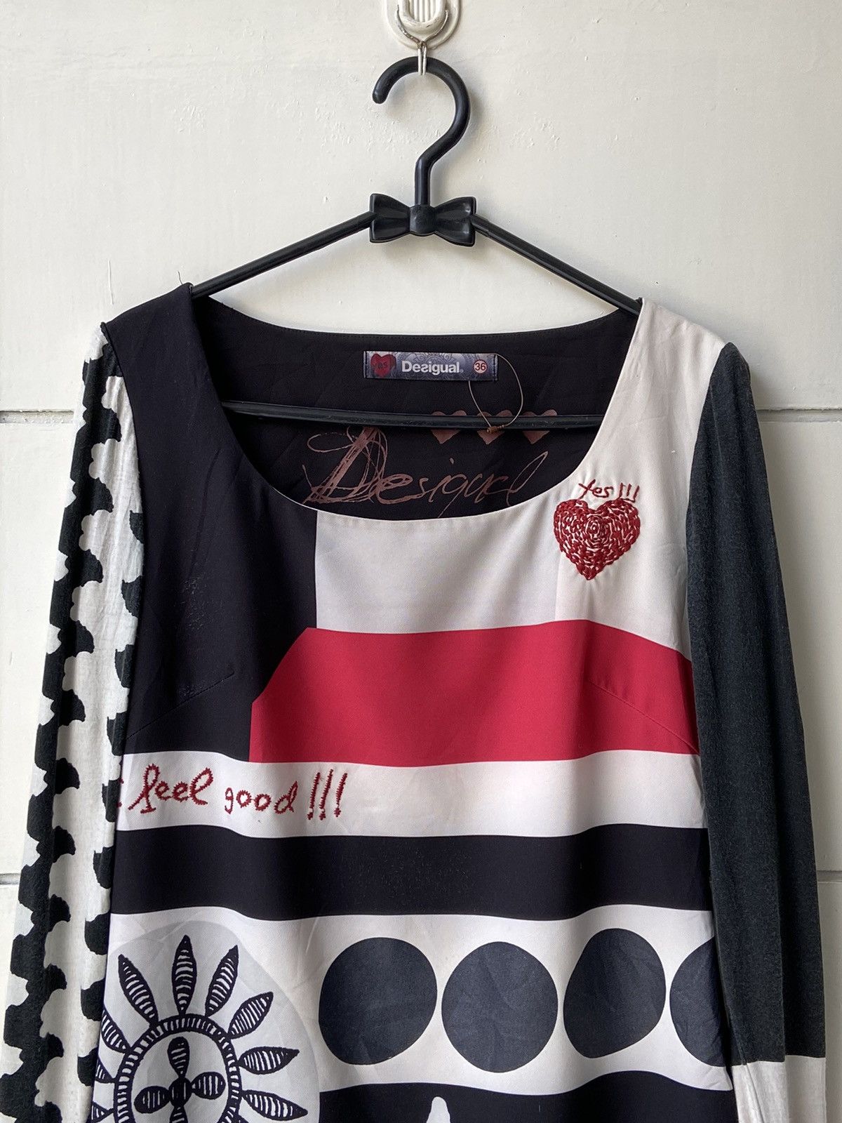 Desigual DESIGUAL Long Sleeve T-shirt Size US XS / EU 42 / 0 - 2 Thumbnail