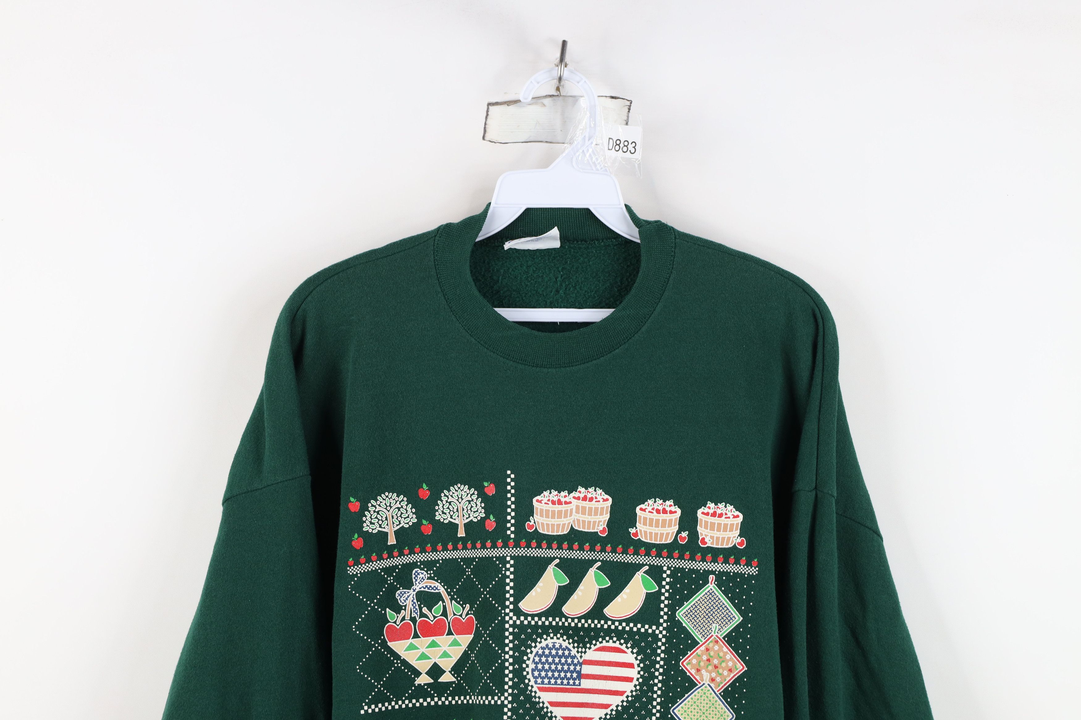 Vintage Vintage 90s Streetwear Farmhouse Apple Pie Sweatshirt USA Size XL / US 12-14 / IT 48-50 - 2 Thumbnail