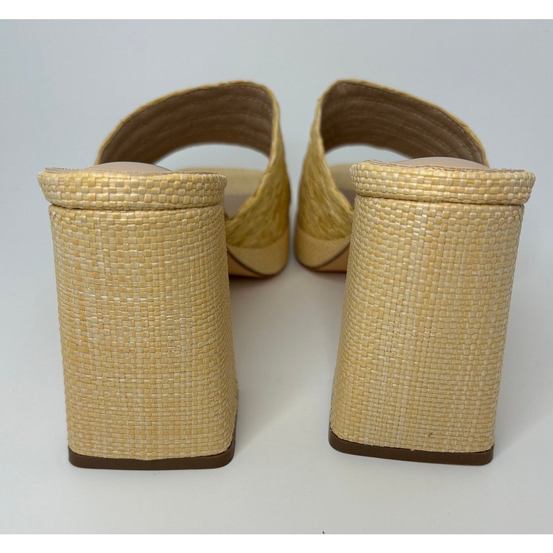Other Women’s Tan Raffia Block Heel Mule | Size 10 | NEW with box Size US 10 / IT 40 - 4 Thumbnail