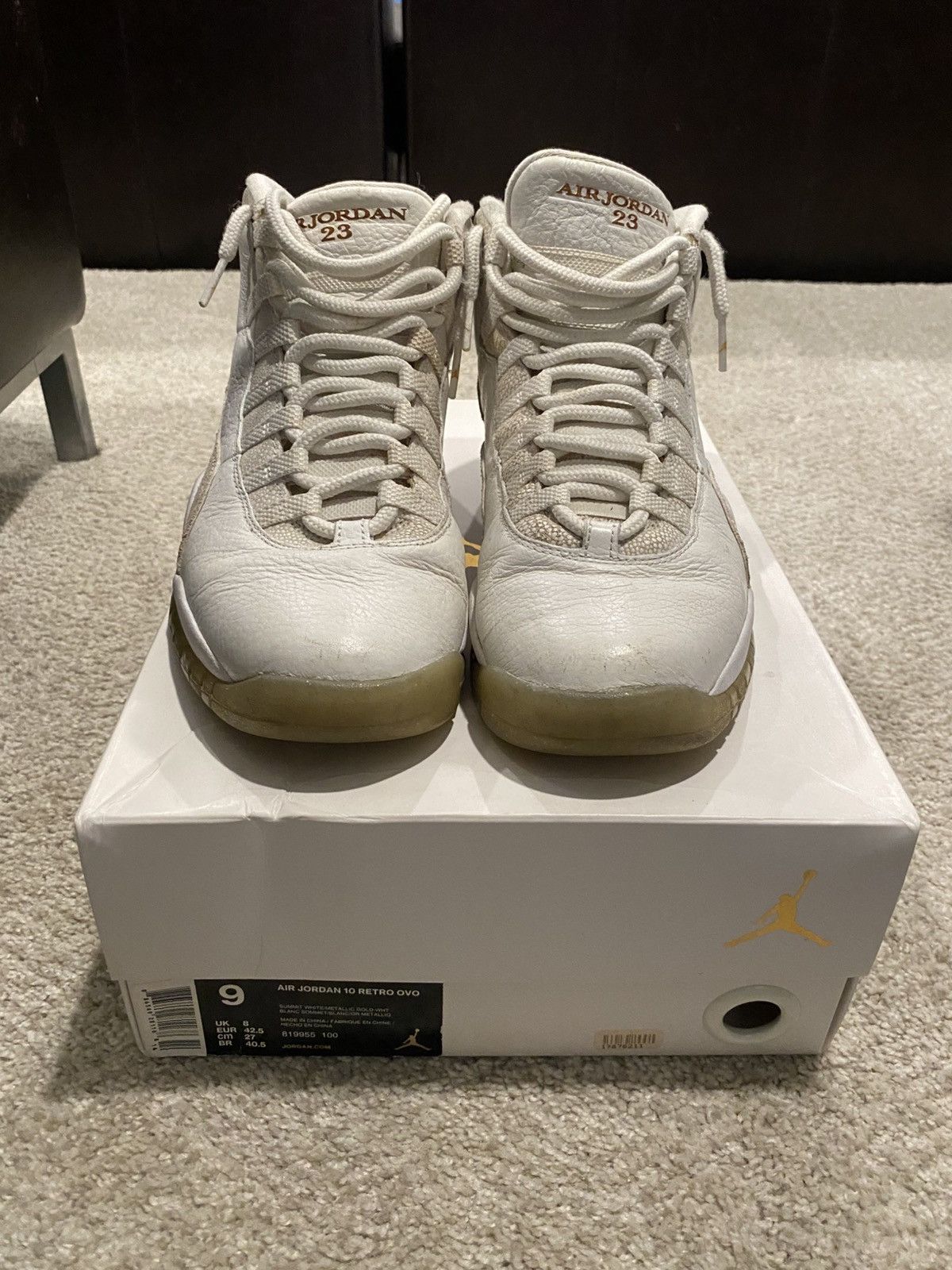 Jordan Brand Air Jordan 10 Retro Ovo Size US 9 / EU 42 - 3 Thumbnail