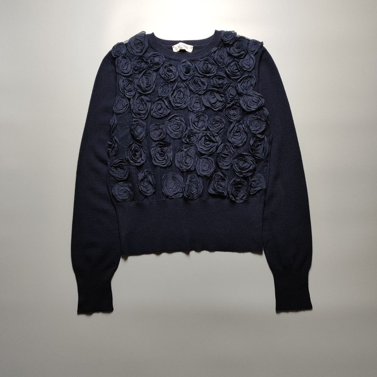 Valentino Valentino - Front See through patches flower - Sweater Size S / US 4 / IT 40 - 1 Thumbnail