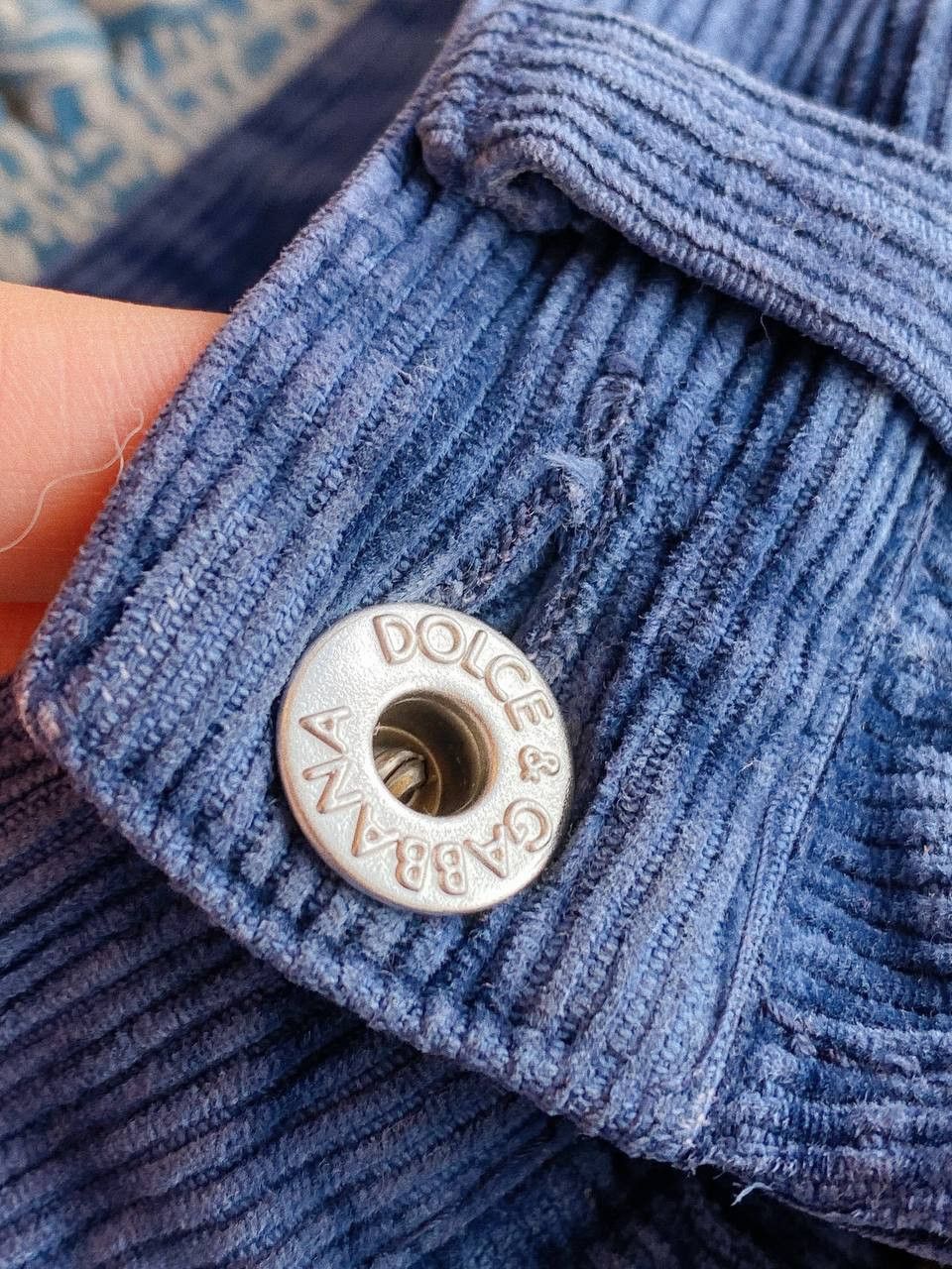 Dolce & Gabbana Dolce & Gabbana Jeans Corduroy Pants Blue Size US 36 / EU 52 - 4 Thumbnail