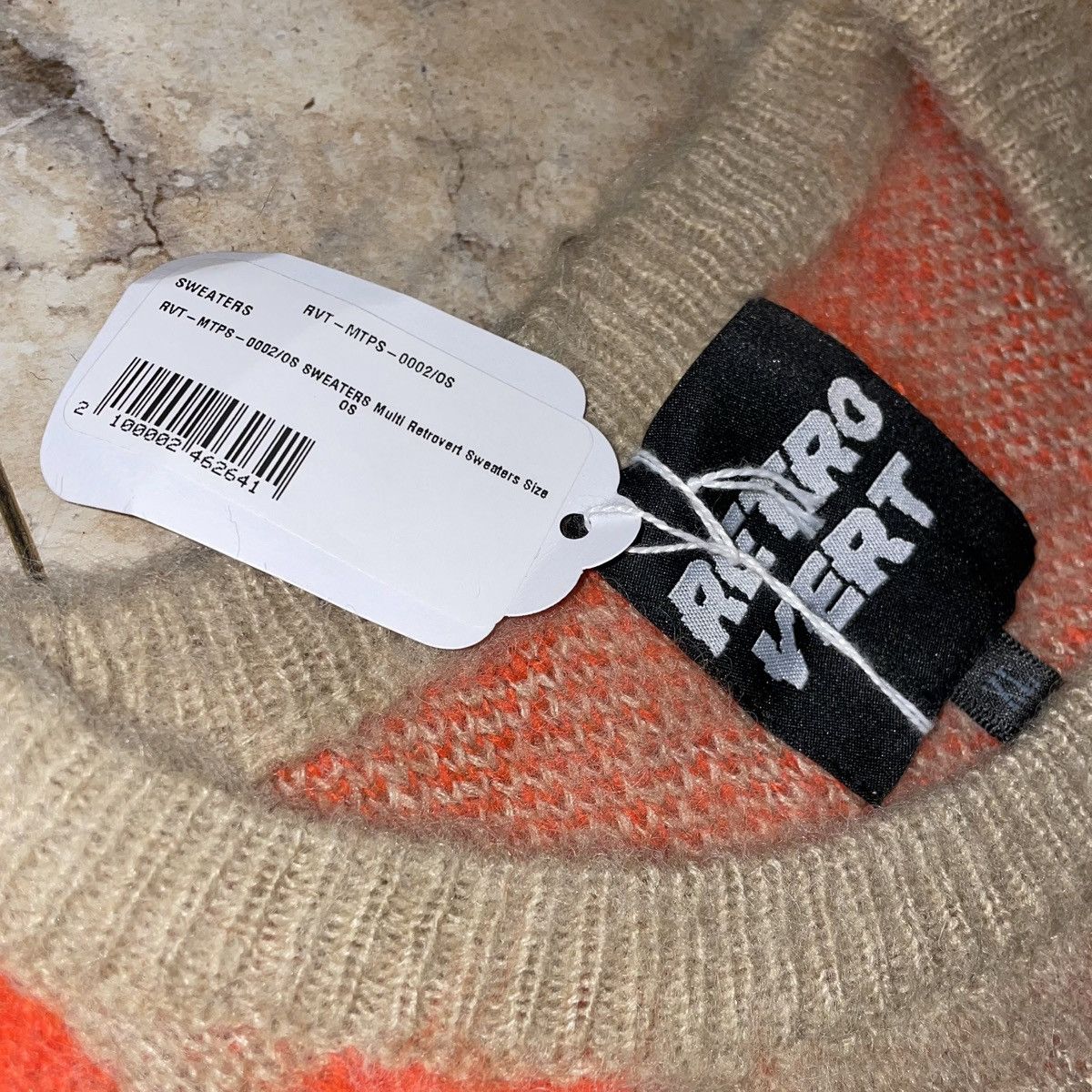 RETROVERT Retrovert Rebirth Sweater Multi – Sail/Orange Size XL Size US XL / EU 56 / 4 - 4 Thumbnail
