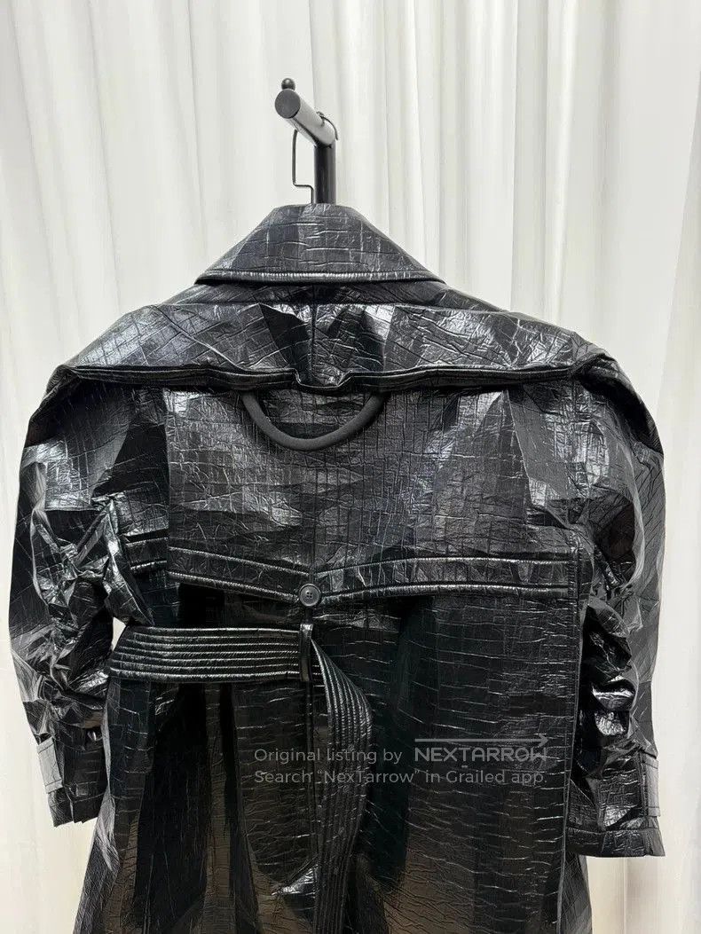 Walter Van Beirendonck Walter Van Beirendonck Oversized Black Raincoat. Size US L / EU 52-54 / 3 - 5 Thumbnail