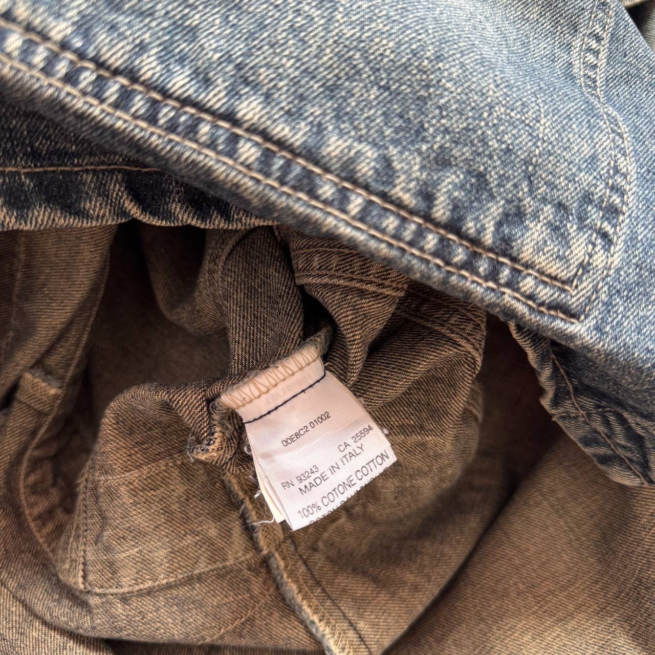 Diesel Diesel 90s Vintage Y2K Maxi Denim Jacket / Dress Coat Size S / US 4 / IT 40 - 15 Thumbnail