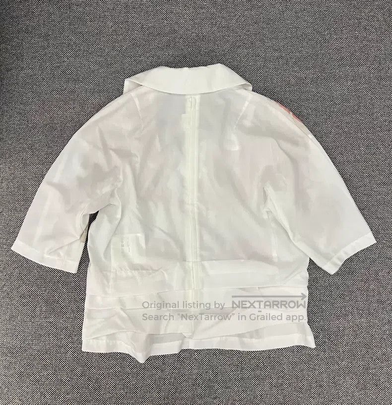 Comme des Garcons Comme Des Garcons size XS Roses Bud Print Collarless Desig Size 22" - 8 Thumbnail