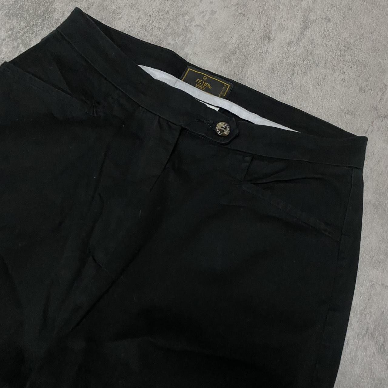 Fendi Fendi Jeans Pants Black High End Fashion Vintage y2k 2000s Size 32" / US 10 / IT 46 - 3 Thumbnail