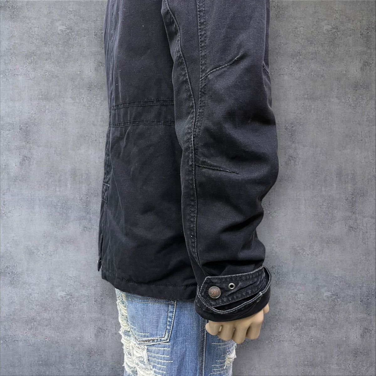 ROCKSMITH 🔥Grunge🔥Vintage Tough Jeansmith Rock & Roll Canvas Jacket Size US M / EU 48-50 / 2 - 10 Thumbnail