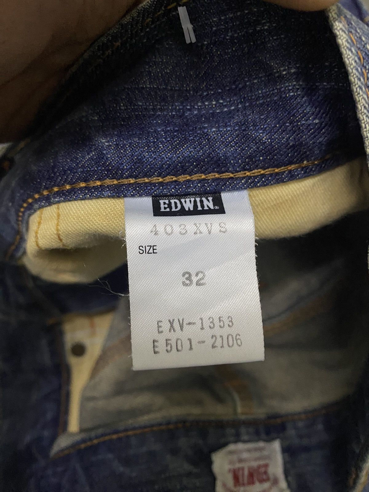 Edwin × Hysteric Glamour × Japanese Brand Edwin japan 🇯🇵 crazy wash Size US 35 - 7 Thumbnail