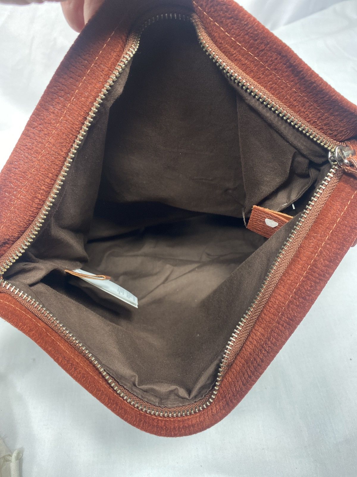 Maison Margiela Maison Martin Margiela Burgundy Cognac Leather Messenger Bag Size ONE SIZE - 10 Thumbnail