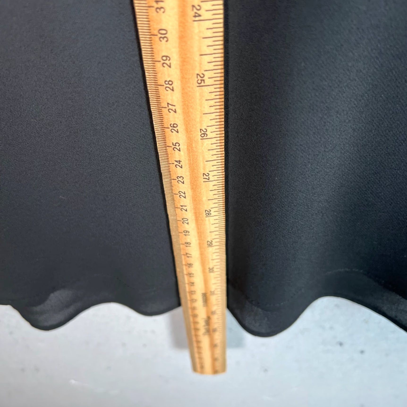 Vintage J.R. Nites Petites Black Size 8 Cocktail Dress Sheer Overlay Textured Bodice KnEe Length A-Line Sleeveless Adult Womens 8P Size M / US 6-8 / IT 42-44 - 6 Thumbnail