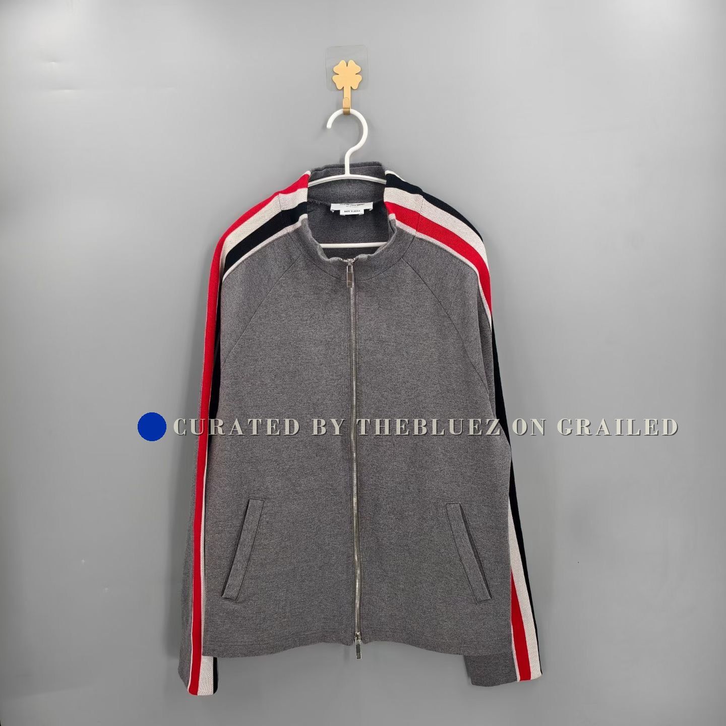 Thom Browne Thom Browne Gray Zip Jacket Size US XL / EU 56 / 4 - 1 Thumbnail