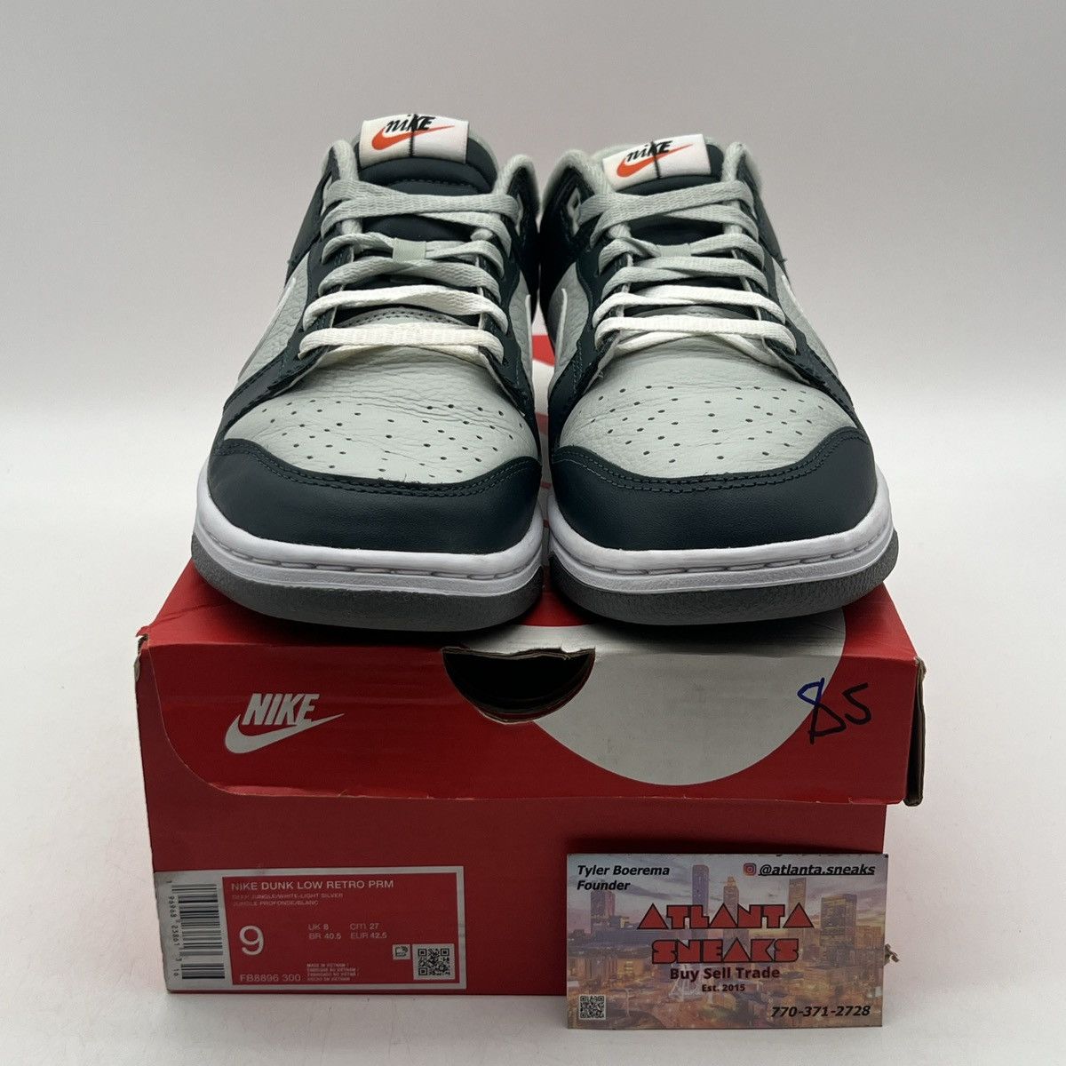 Nike dunk low split deep jungle