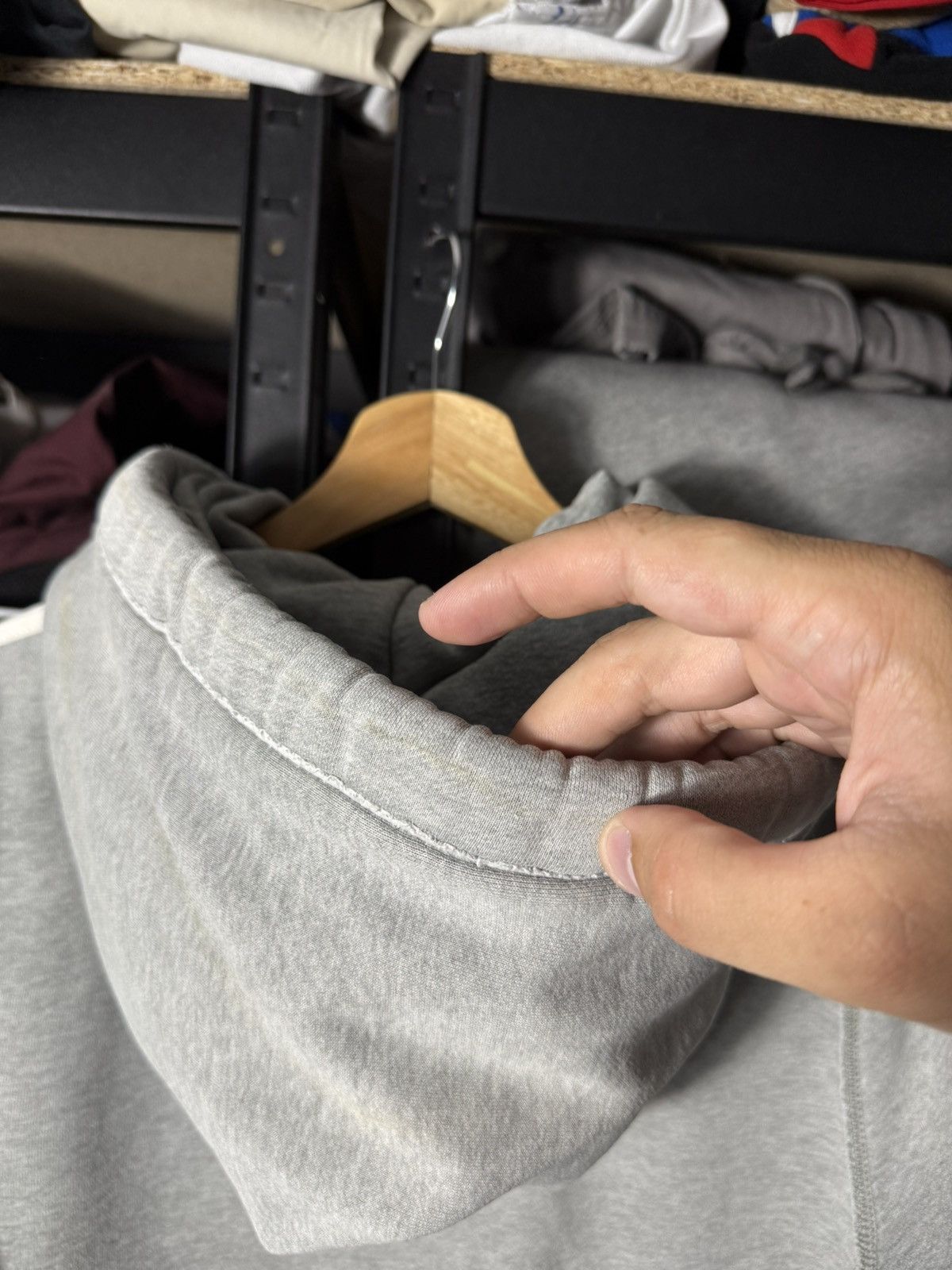 Abercrombie & Fitch Vintage Abercrombie & Fitch Distressed Zip Hoodie Y2K Grey Size US S / EU 44-46 / 1 - 18 Thumbnail