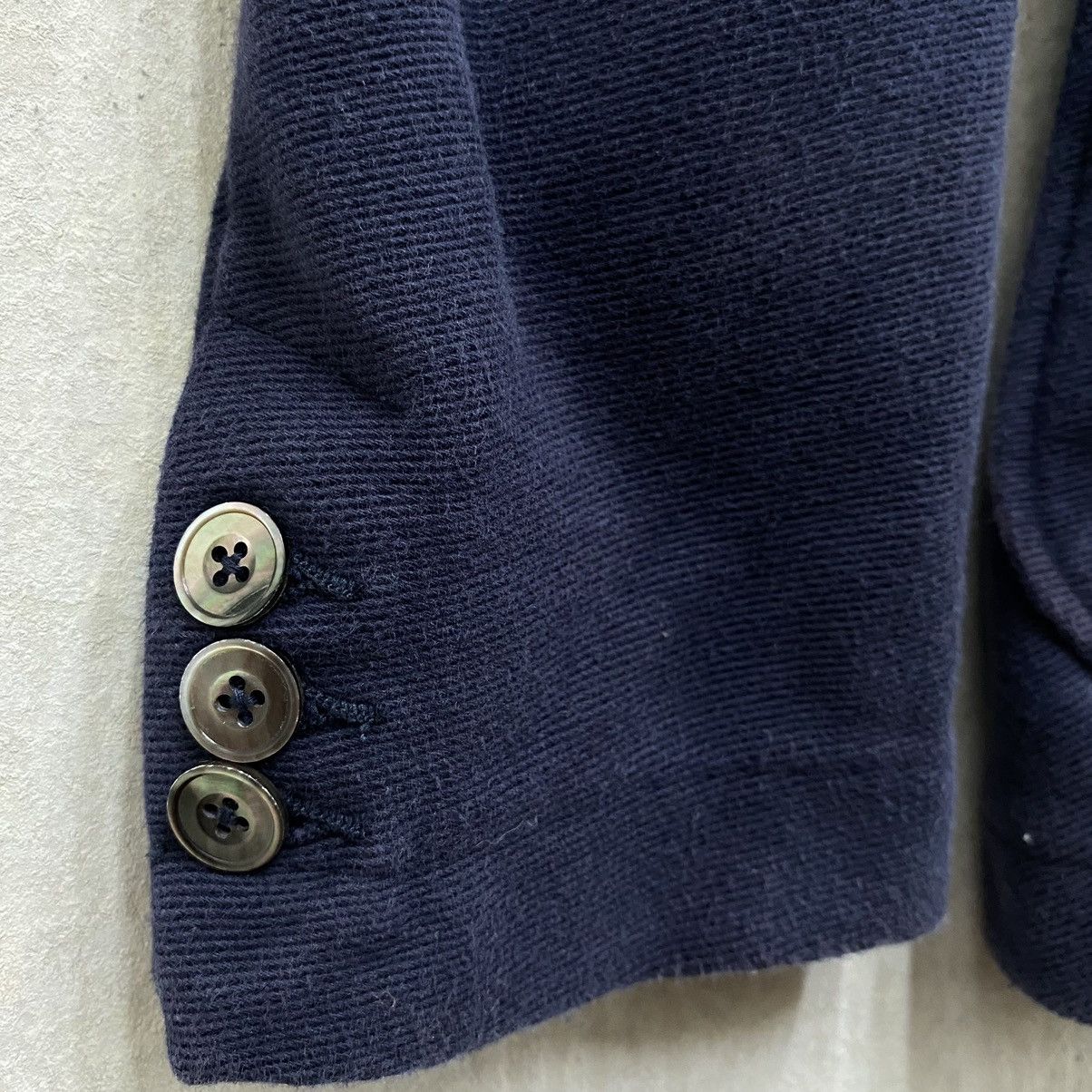 SHIPS Ships Blue Shawl Collar Jacket Chore Coat Style Cotton M Size US M / EU 48-50 / 2 - 8 Thumbnail