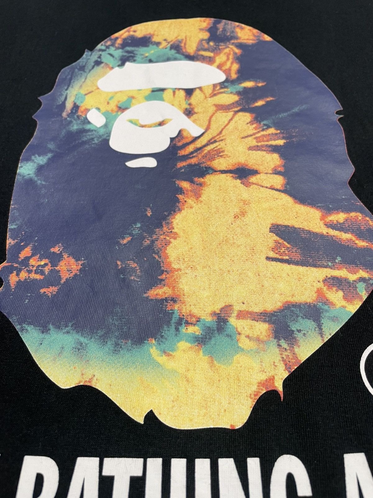 Bape Bape Tie Dye By Bathing Ape Black T-Shirt Size US L / EU 52-54 / 3 - 7 Thumbnail