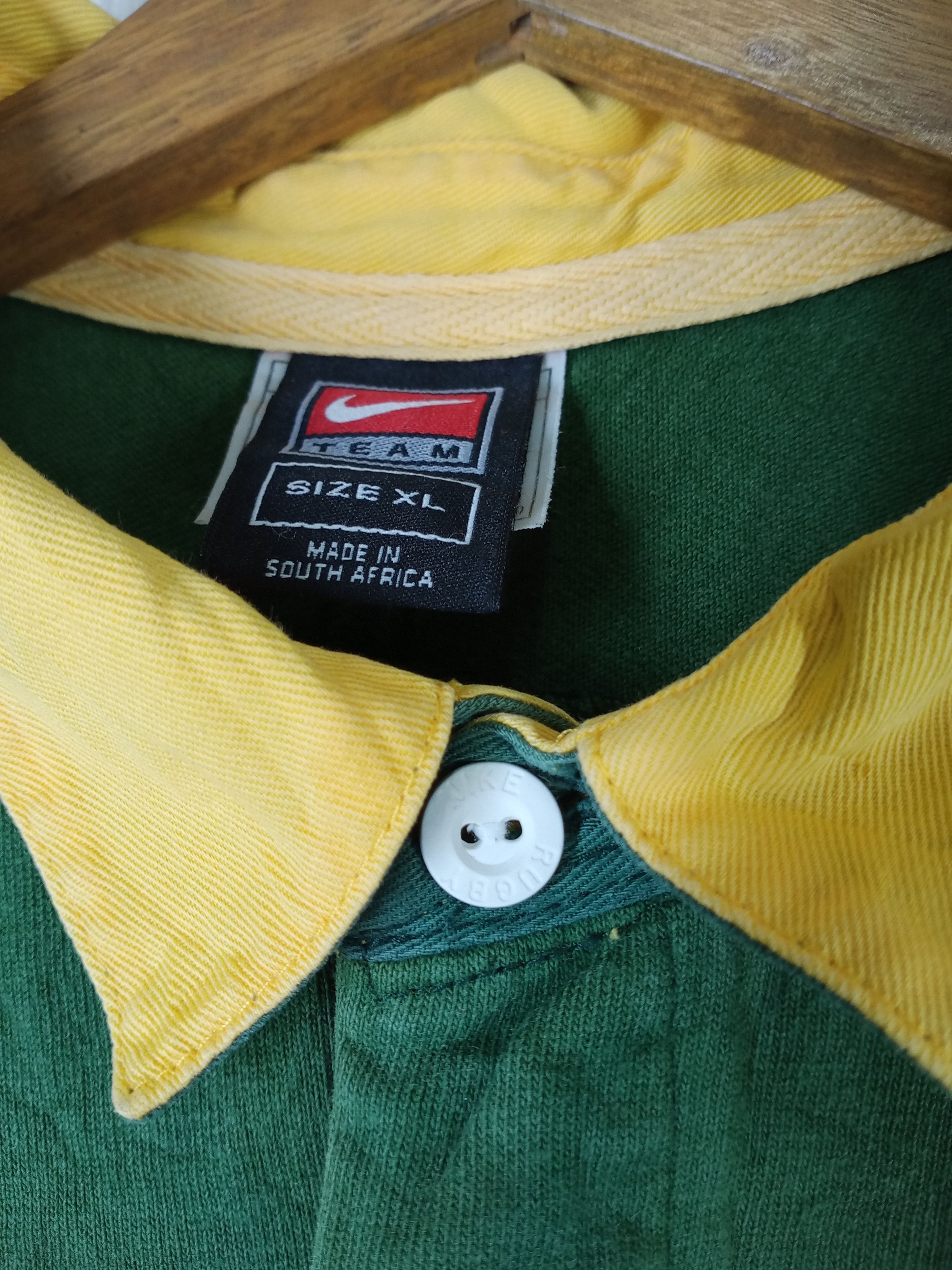 Nike Vintage Nike Team South Africa Castle Lager Rugby Jersey Size US XL / EU 56 / 4 - 10 Thumbnail