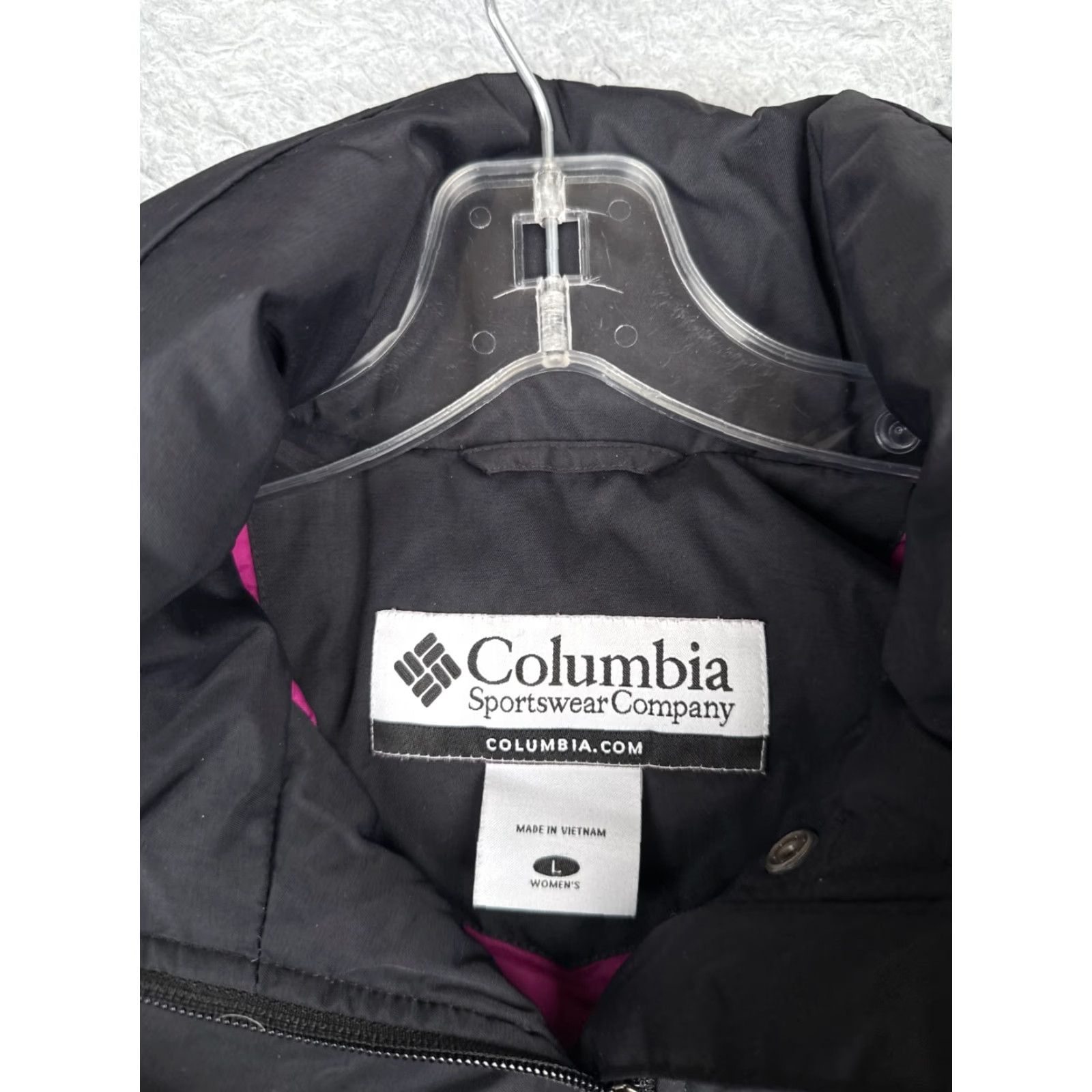Vintage VINTAGE Columbia Jacket Women L Black Full Zip Nylon Shell Goosedown Feather Size L / US 10 / IT 46 - 6 Thumbnail