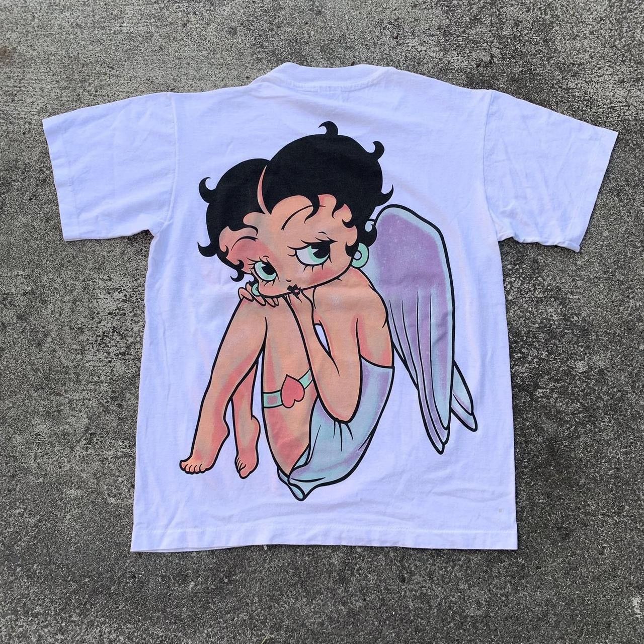 Vintage Vintage Betty Boop Angel Tshirt Size US M / EU 48-50 / 2 - 4 Thumbnail