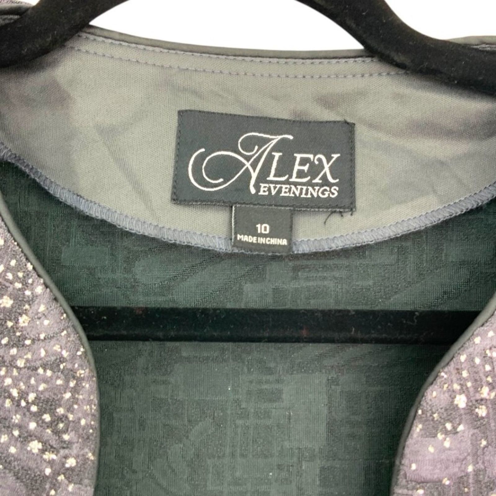 Alex Evenings Alex Evenings 3/4 Sleeve Open Cardigan Gray Silver 10 NWOT Size L / US 10 / IT 46 - 3 Thumbnail