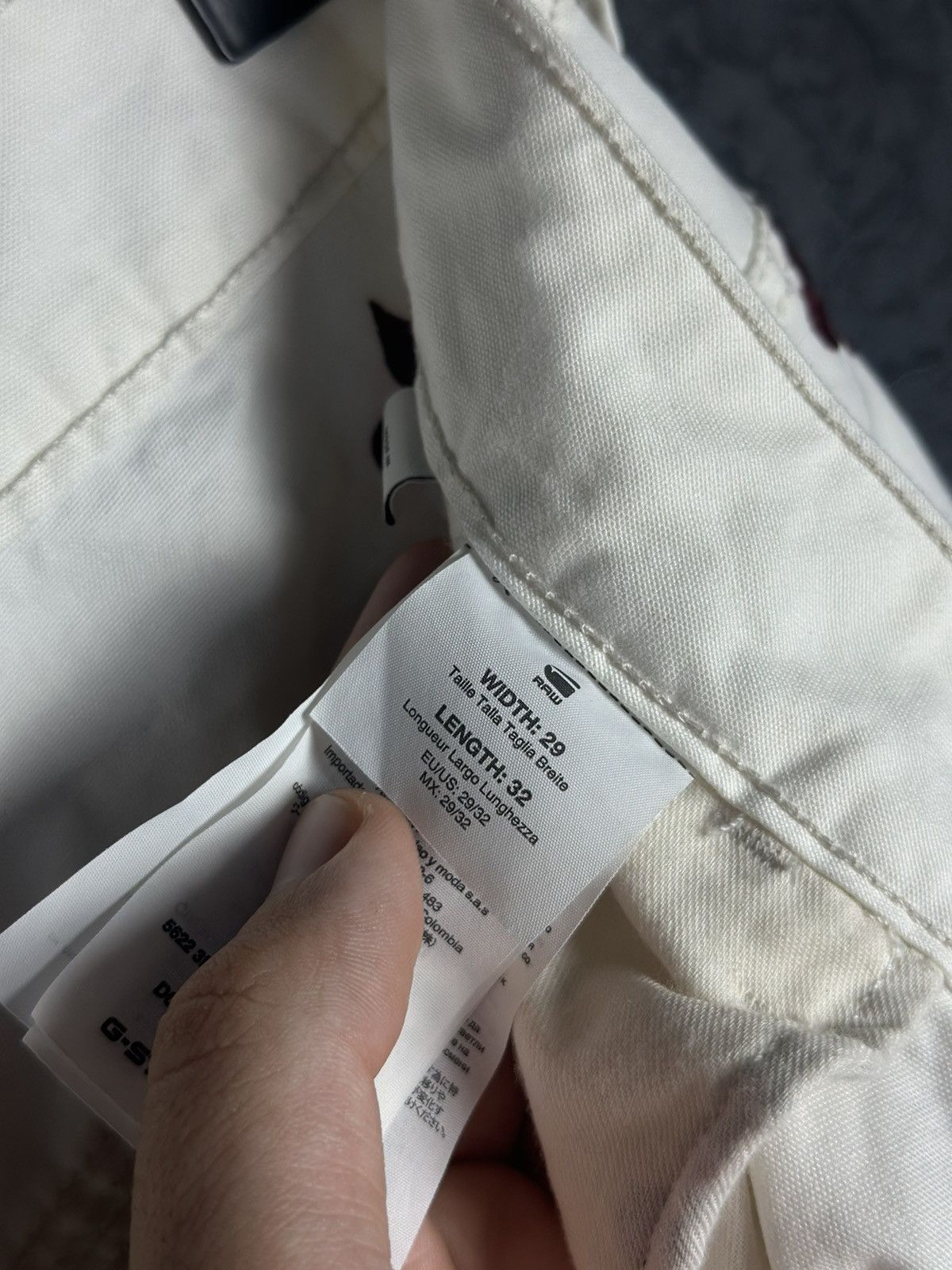 Designer × G-Star × Pharrell G-star By Pharrell Williams Fleur De Lys Print Denim Size US 29 - 10 Thumbnail