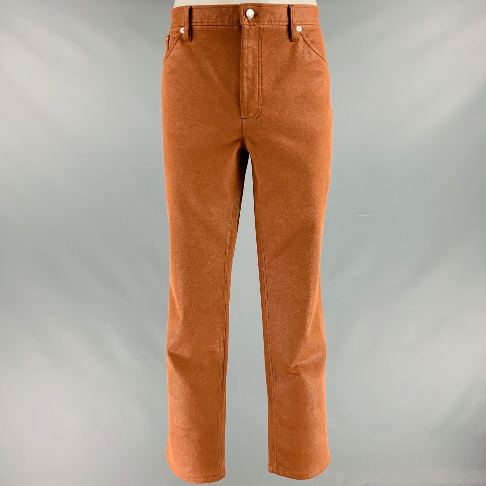 Sefr SEFR Size 36 Camel Polyester Blend 5 Pocket Casual Pants Size US 36 / EU 52 - 1 Thumbnail